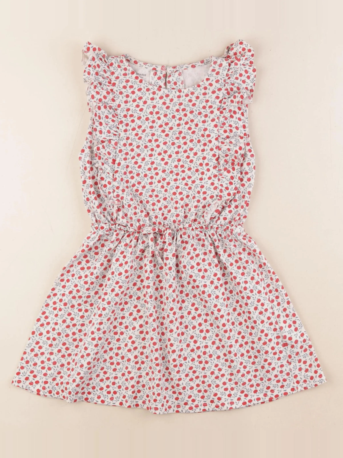 Vertbaudet - robe rouge - 6 ans