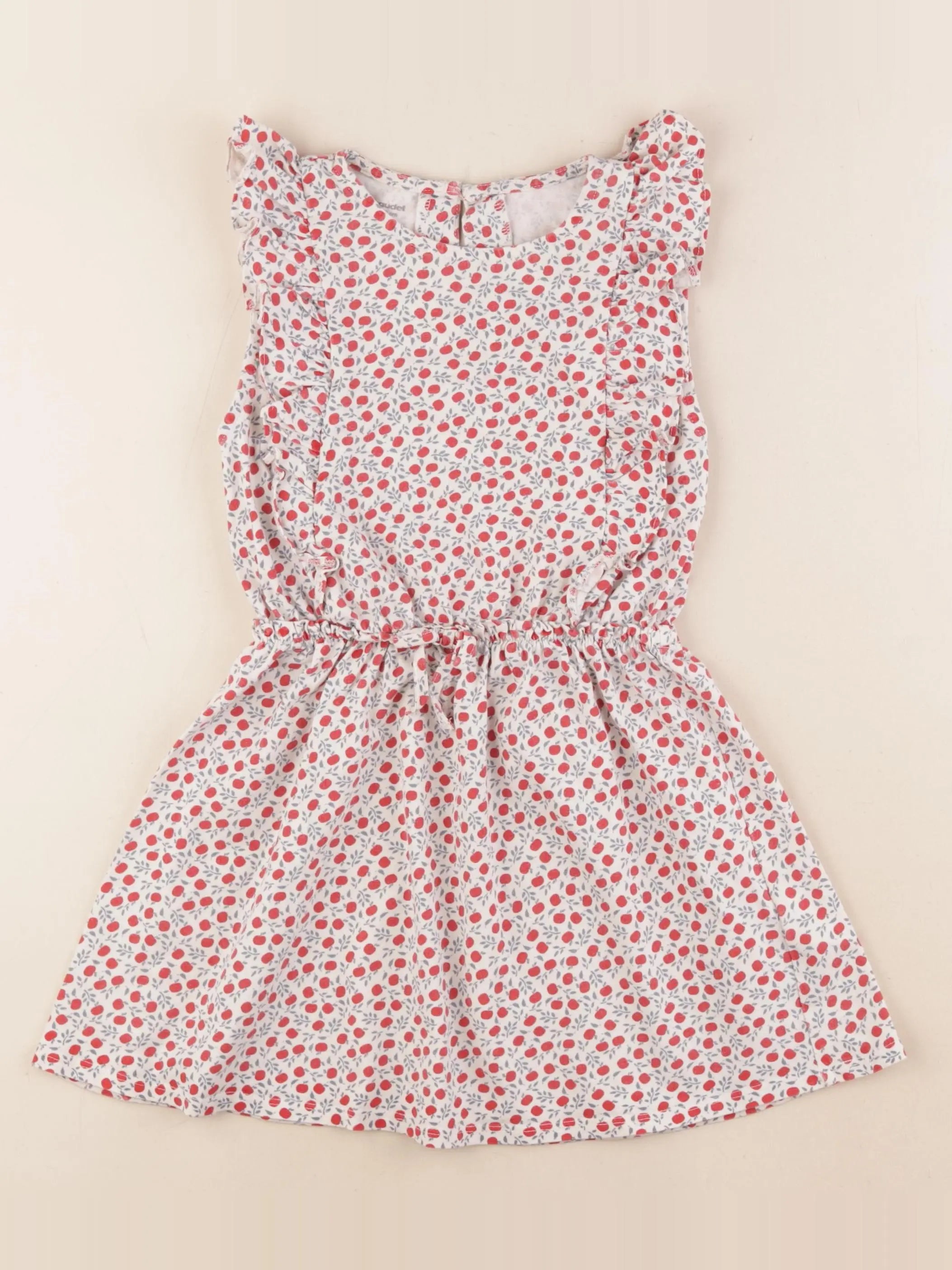 Vertbaudet - robe rouge - 6 ans