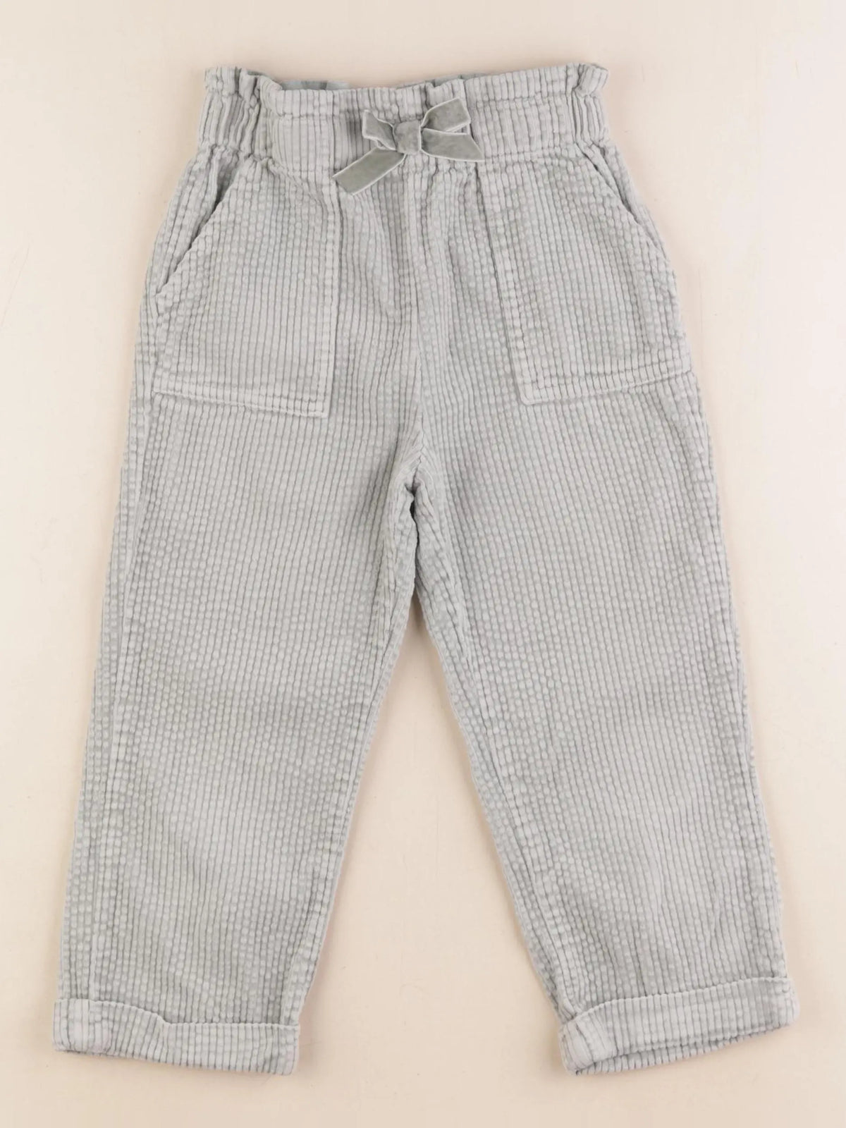 Vertbaudet - pantalon vert - 5 ans