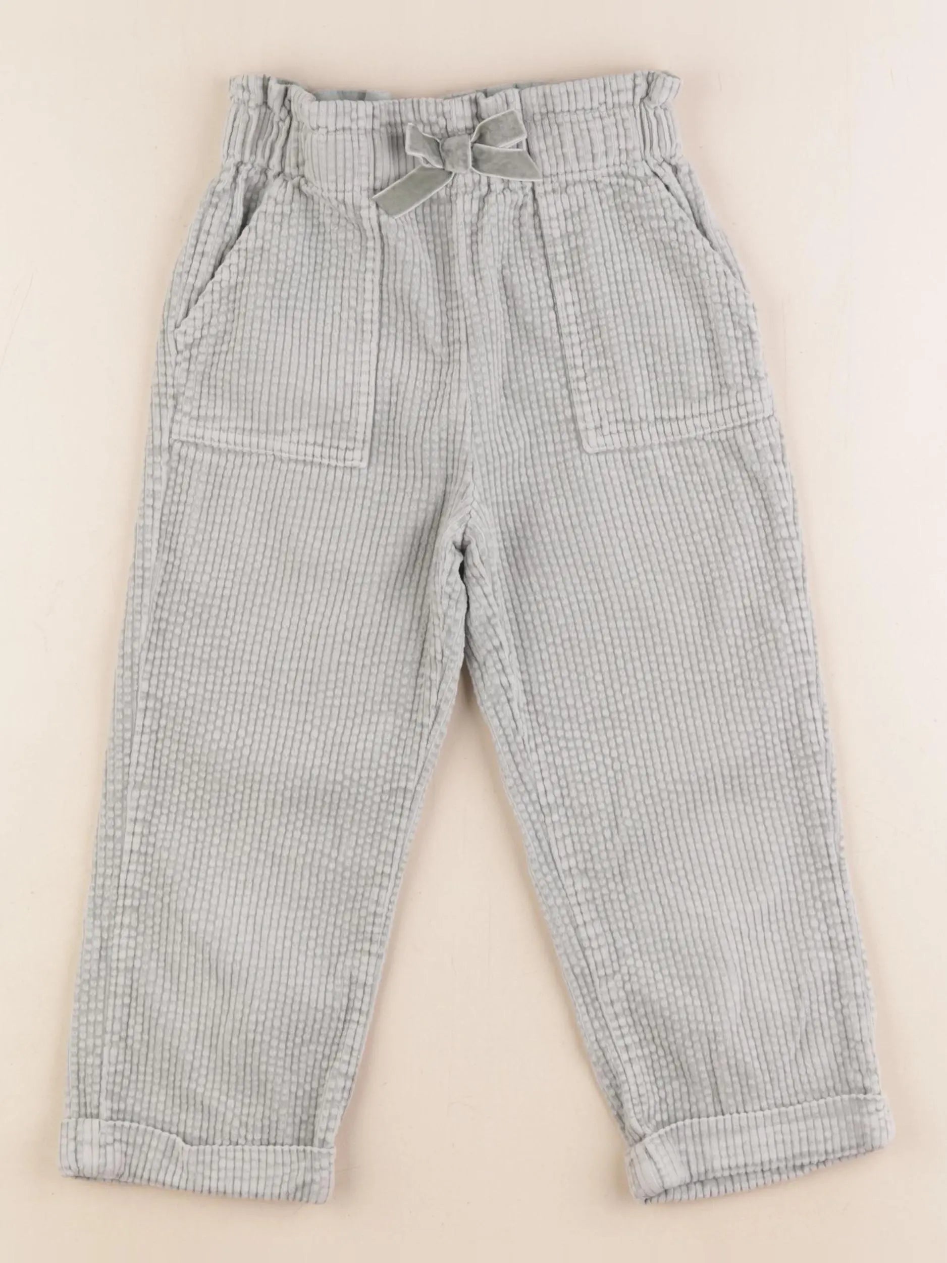 Vertbaudet - pantalon vert - 5 ans