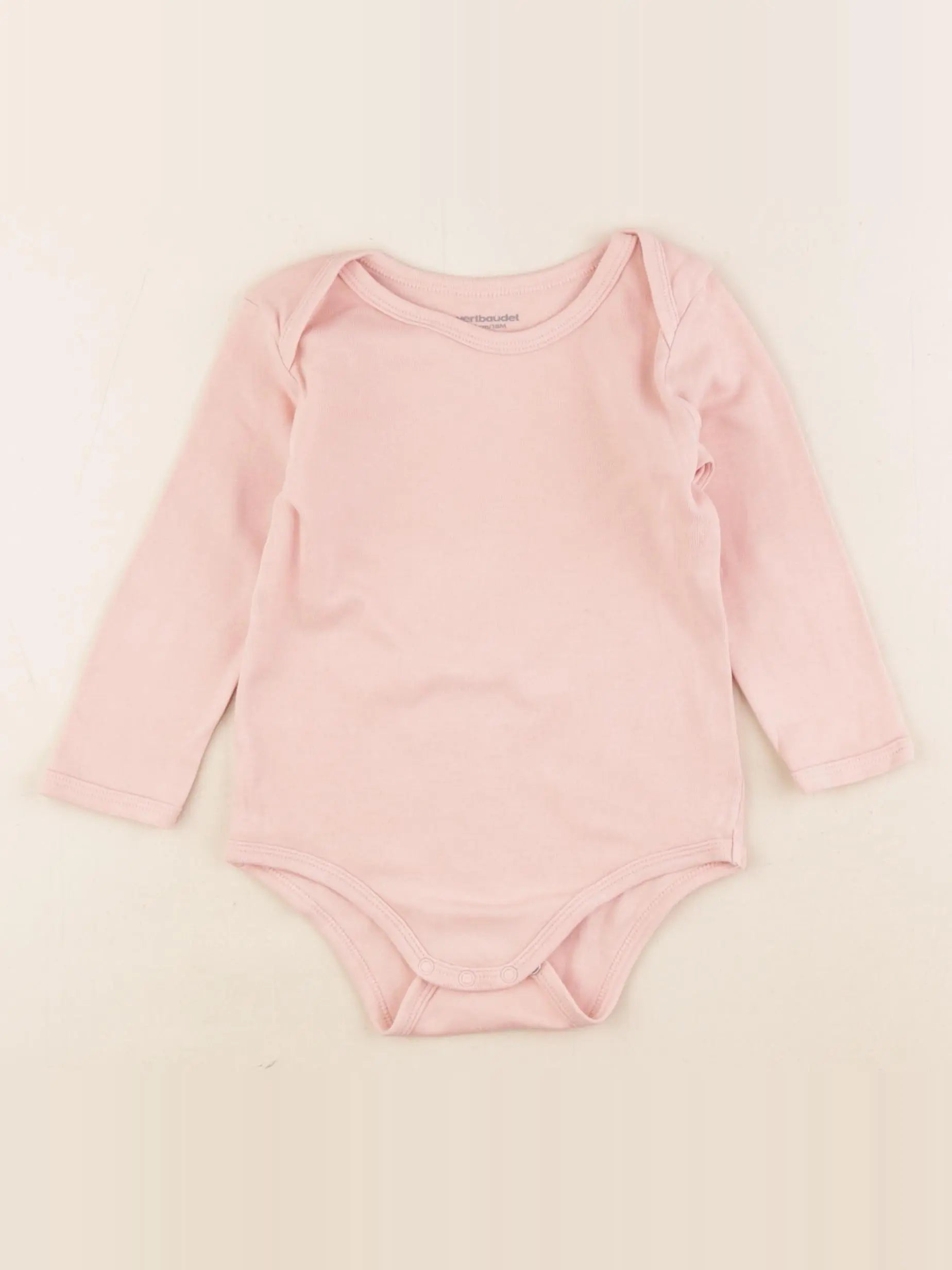 Vertbaudet - body rose - 18 mois