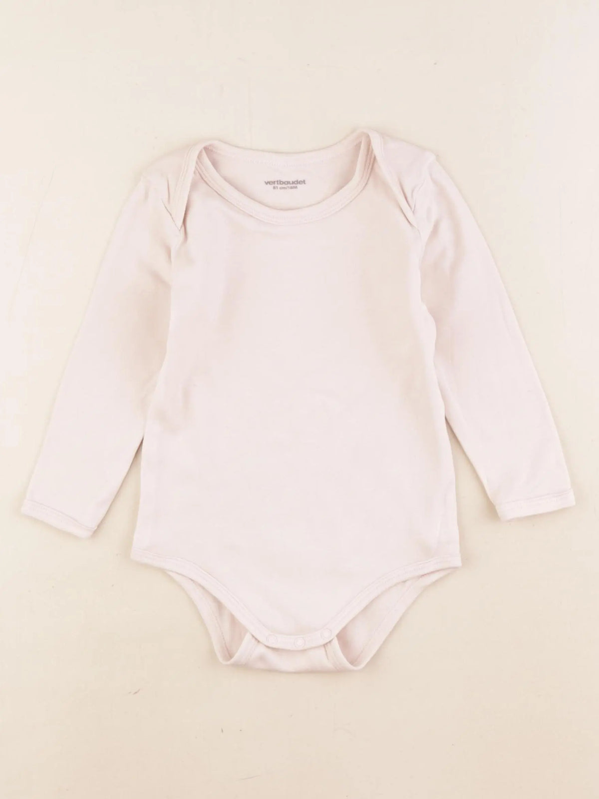 Vertbaudet - body rose - 18 mois