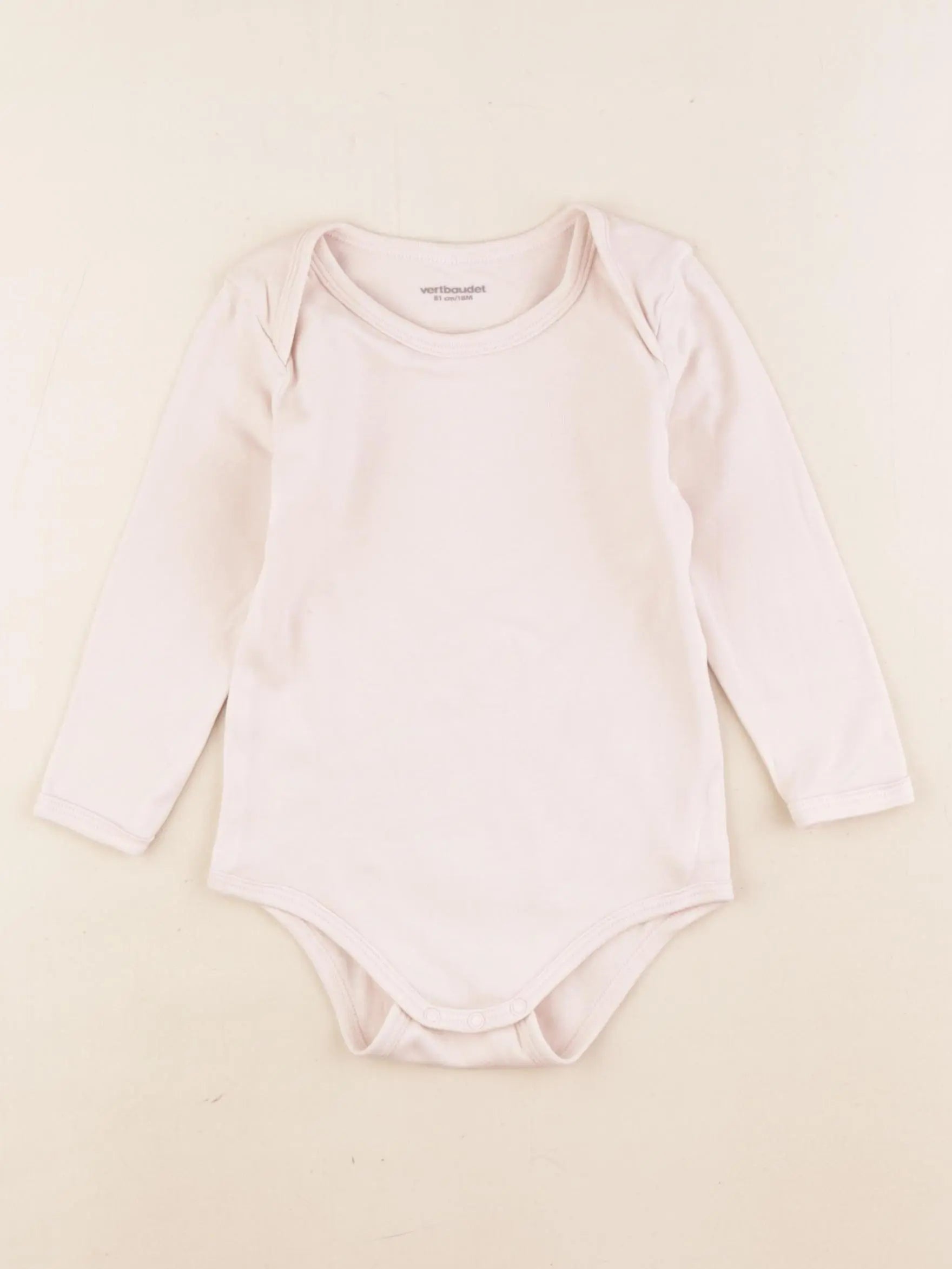 Vertbaudet - body rose - 18 mois