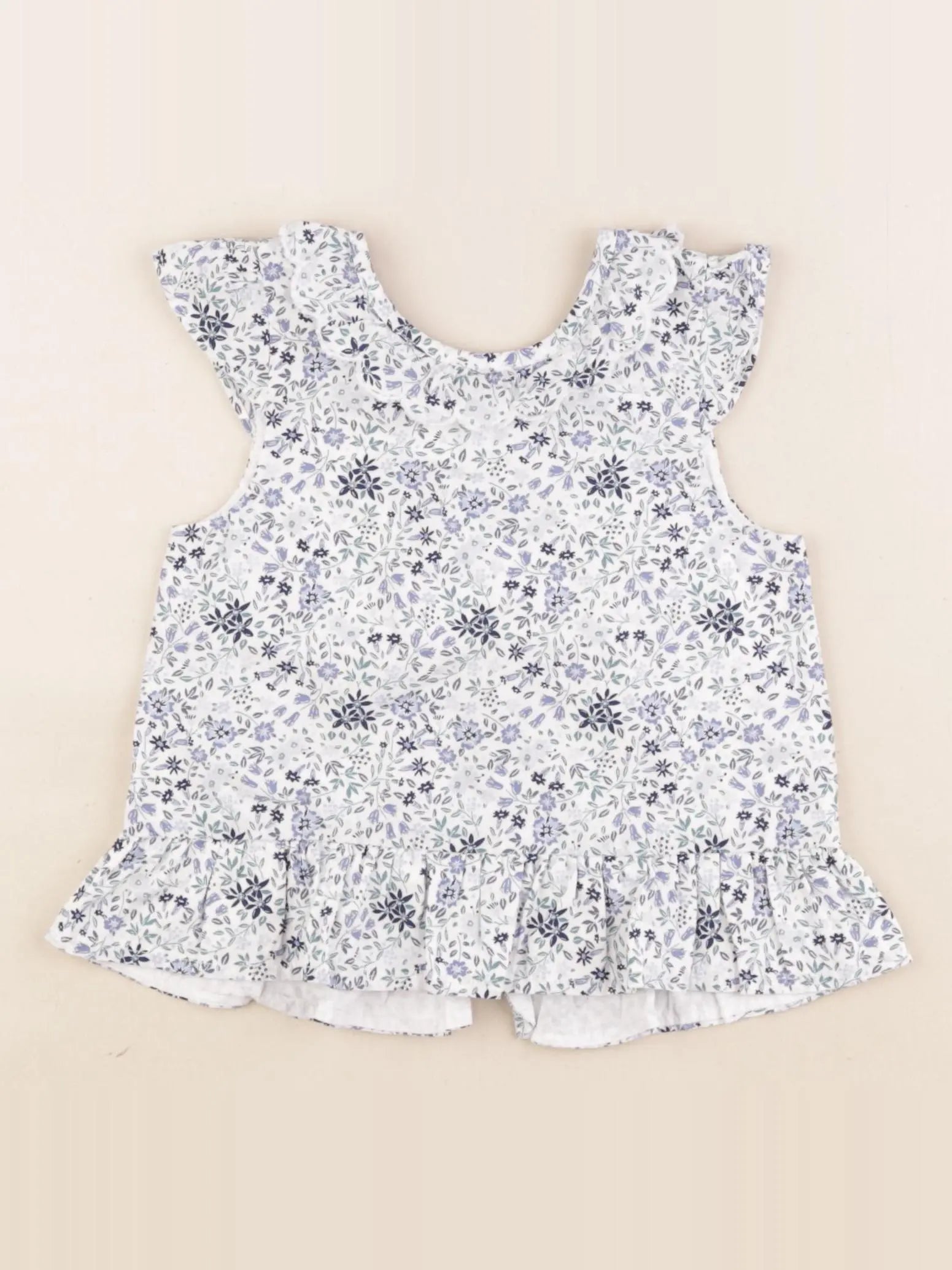 Vertbaudet - blouse bleu - 18 mois