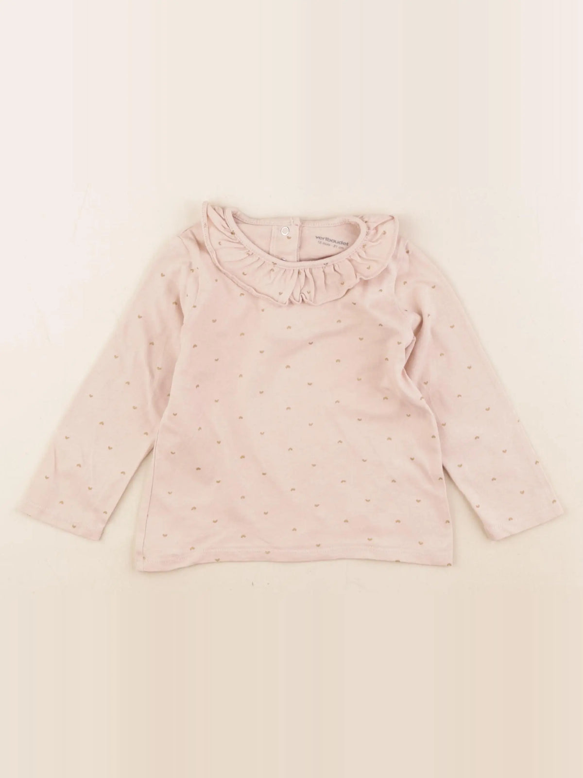 Vertbaudet - tee-shirt rose - 18 mois