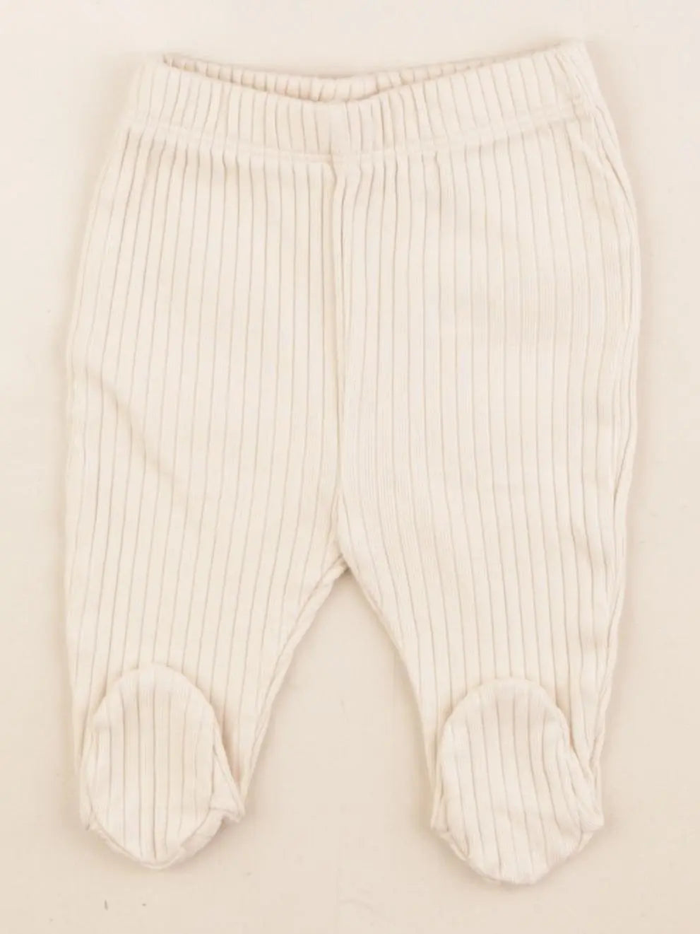 Vertbaudet - legging beige - 1 mois