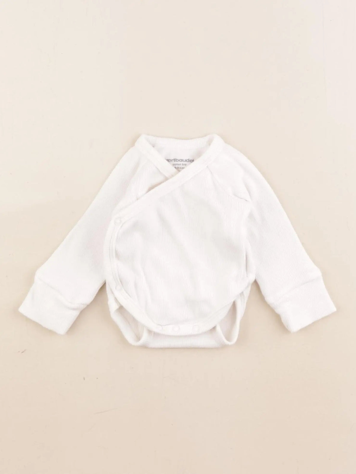 Vertbaudet - body blanc - 0 mois