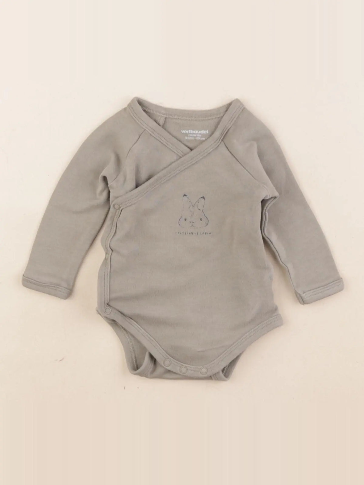 Vertbaudet - body vert - 3 mois