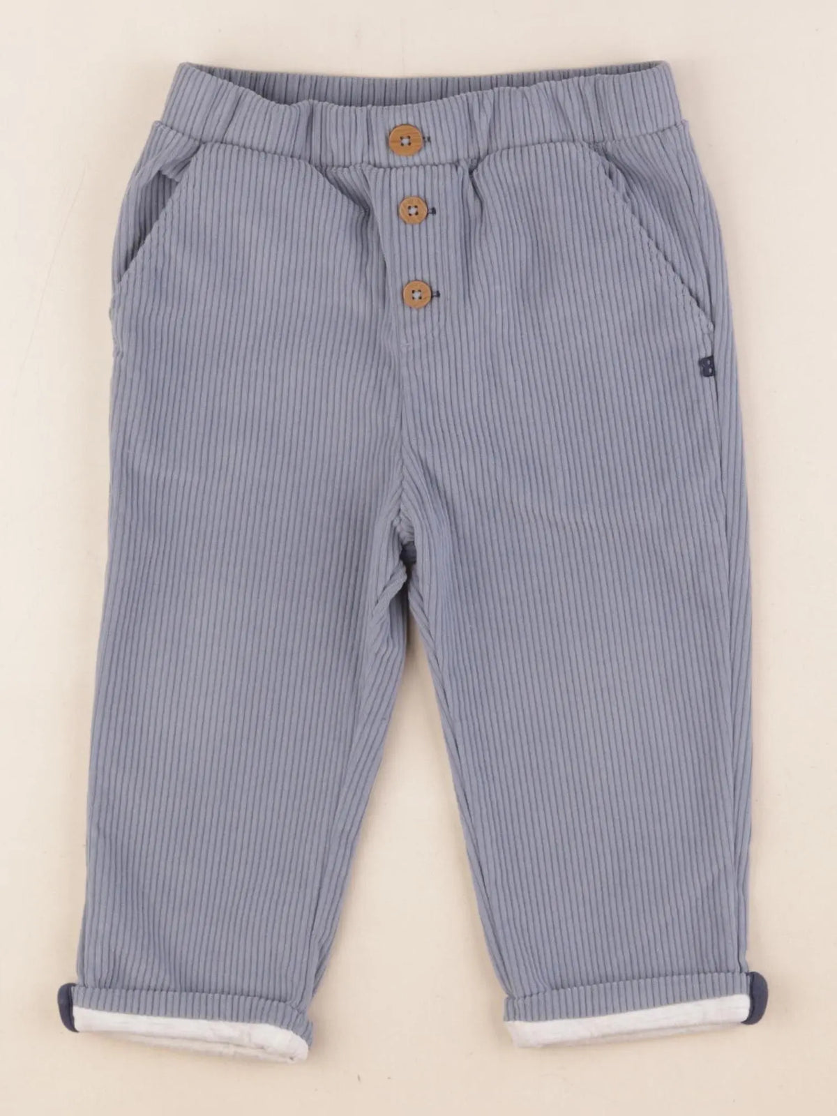 Obaïbi - pantalon bleu - 24 mois