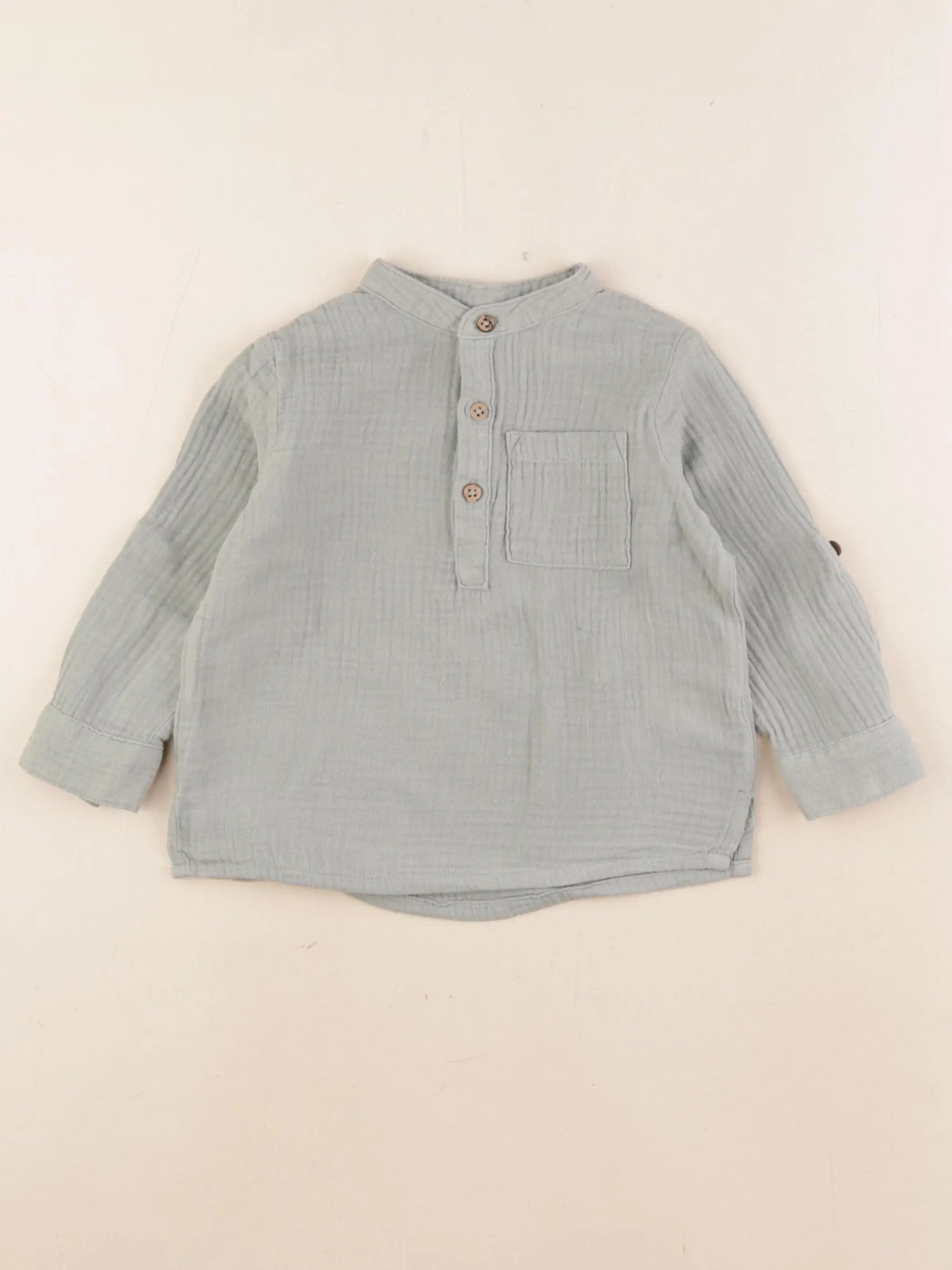 Vertbaudet - chemise vert - 3 ans