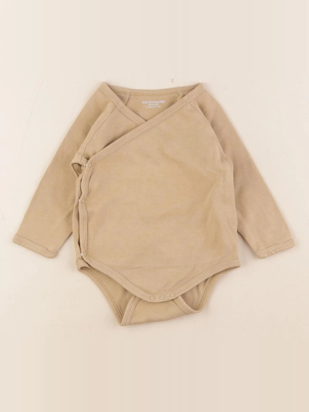 Vertbaudet - body marron - 9 mois