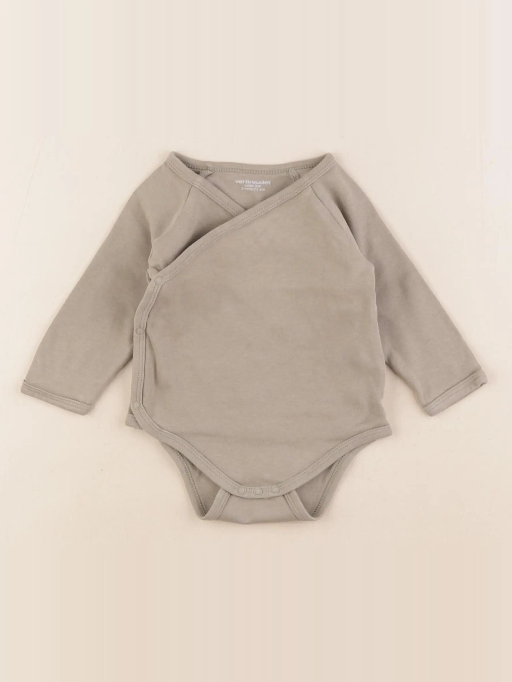 Vertbaudet - body marron - 9 mois