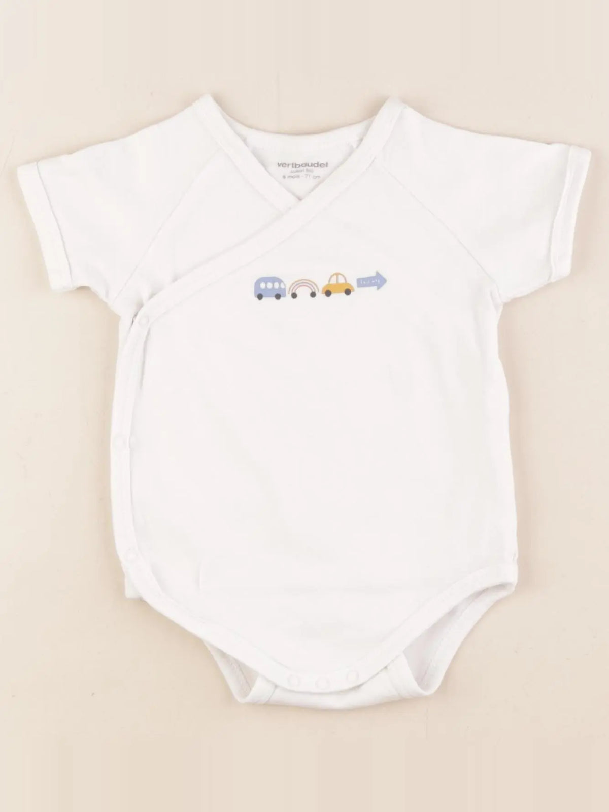 Vertbaudet - body blanc - 9 mois
