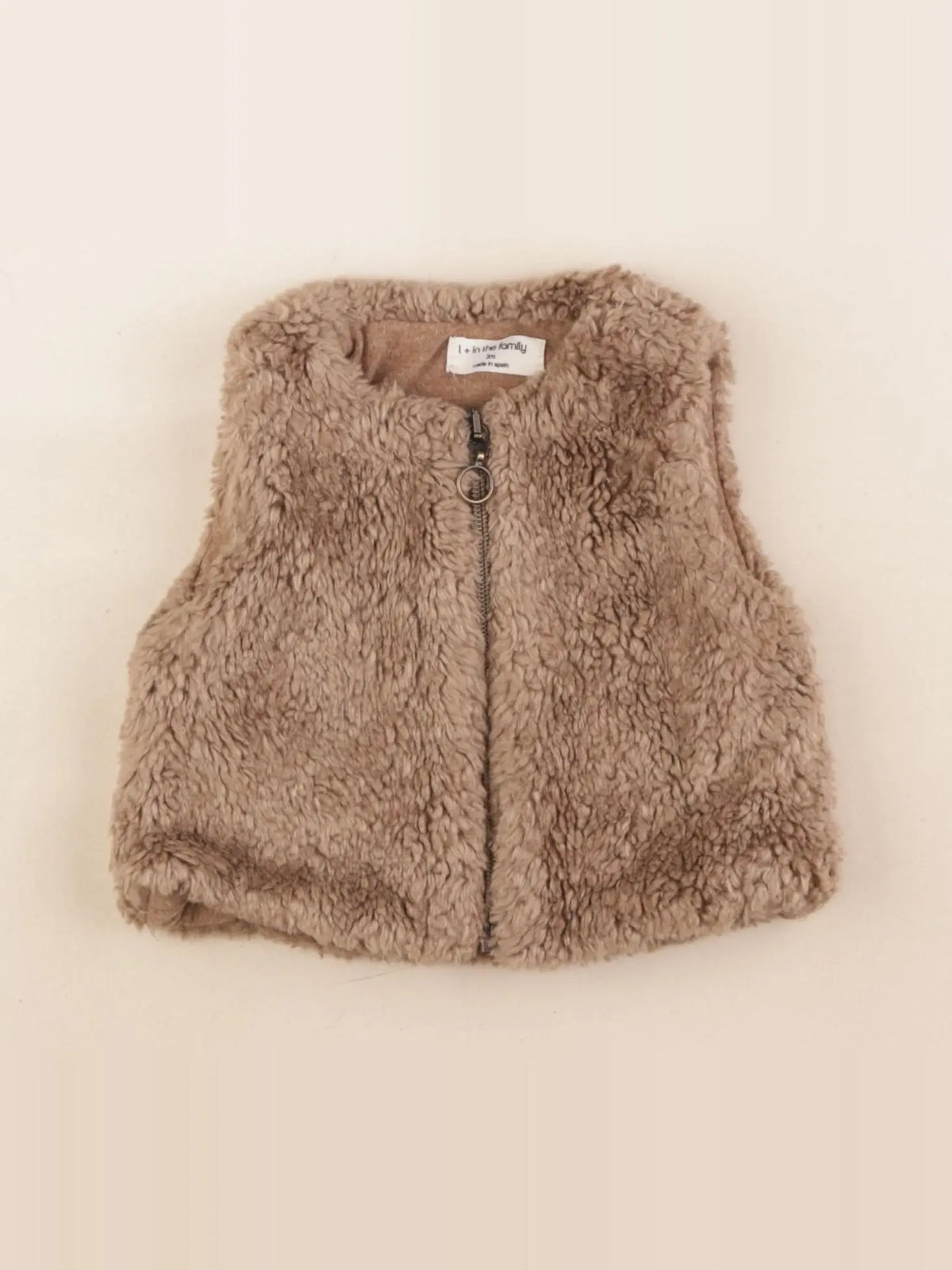 1+ In the family - gilet marron - 3 mois