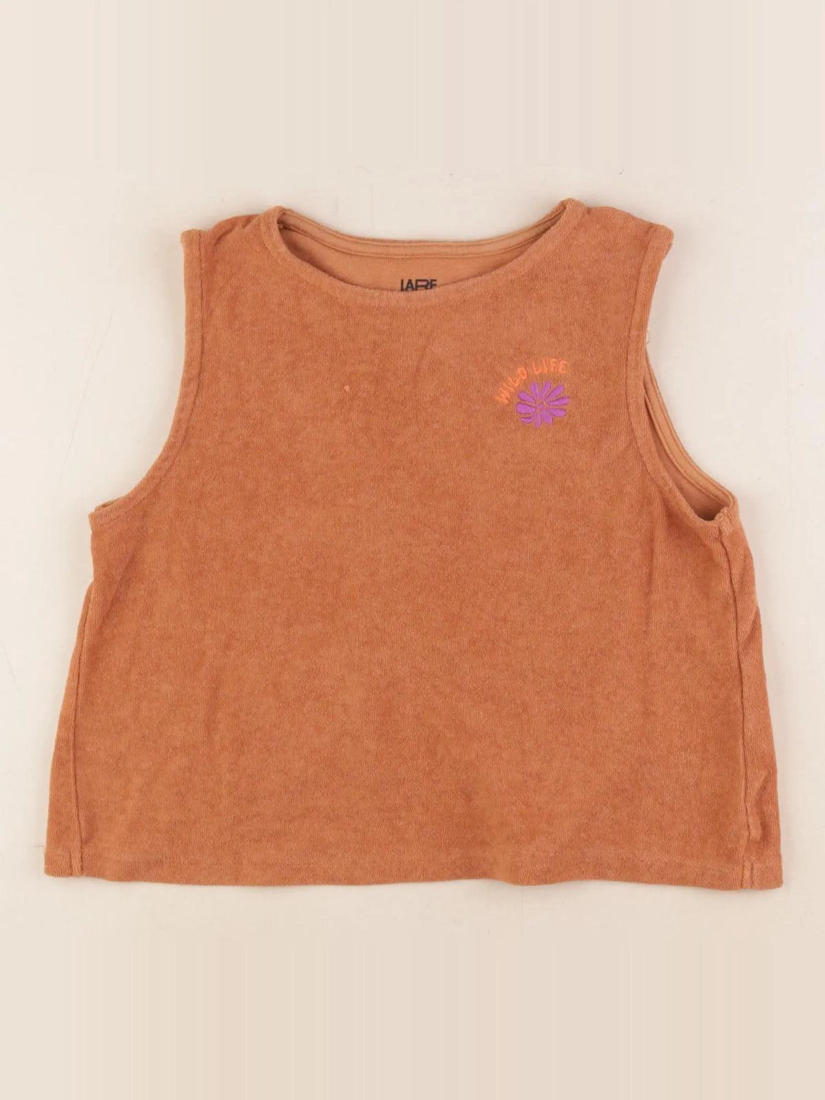 La Redoute - débardeur éponge marron - 10 ans