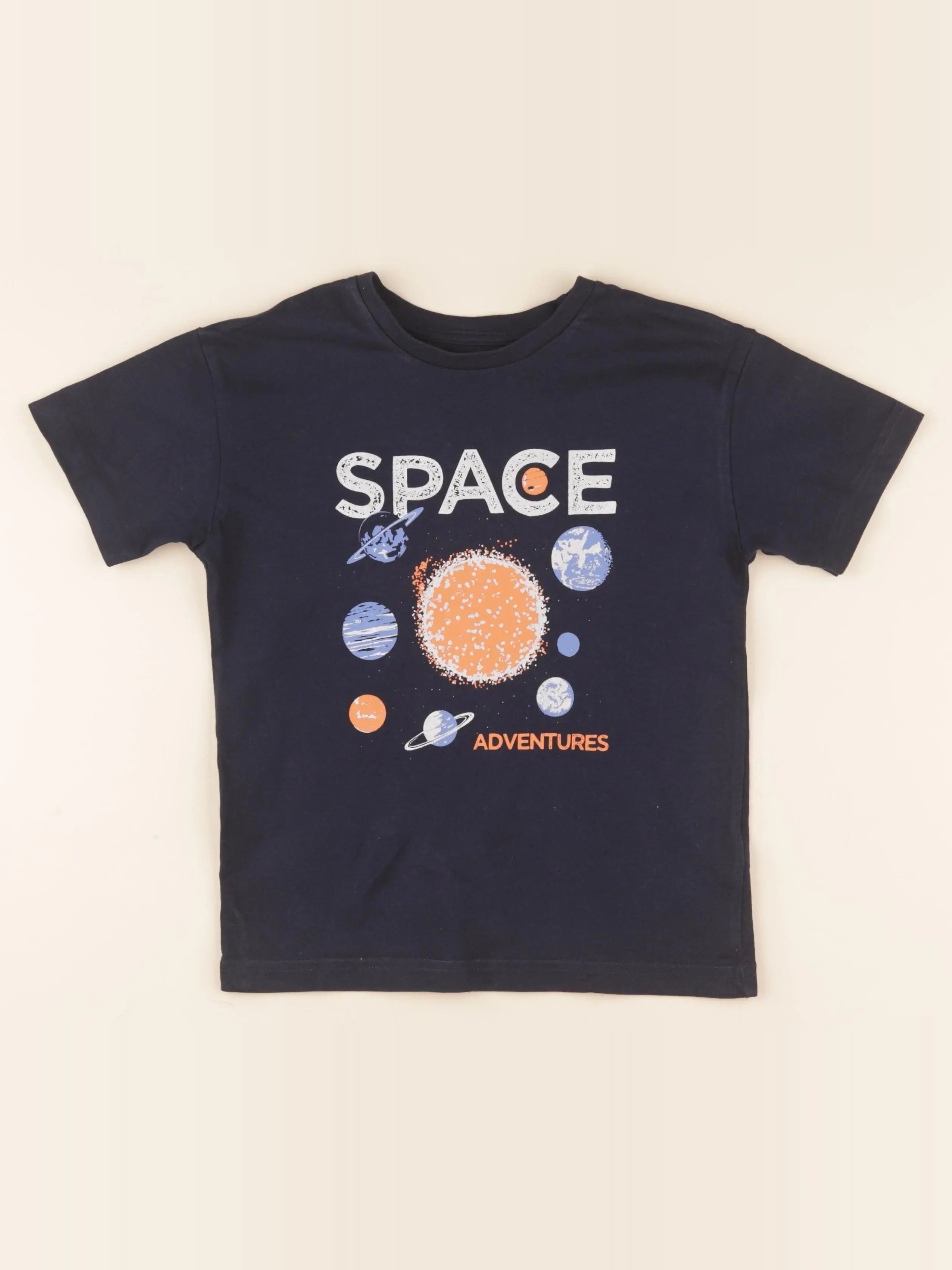 Vertbaudet - tee-shirt bleu - 6 ans