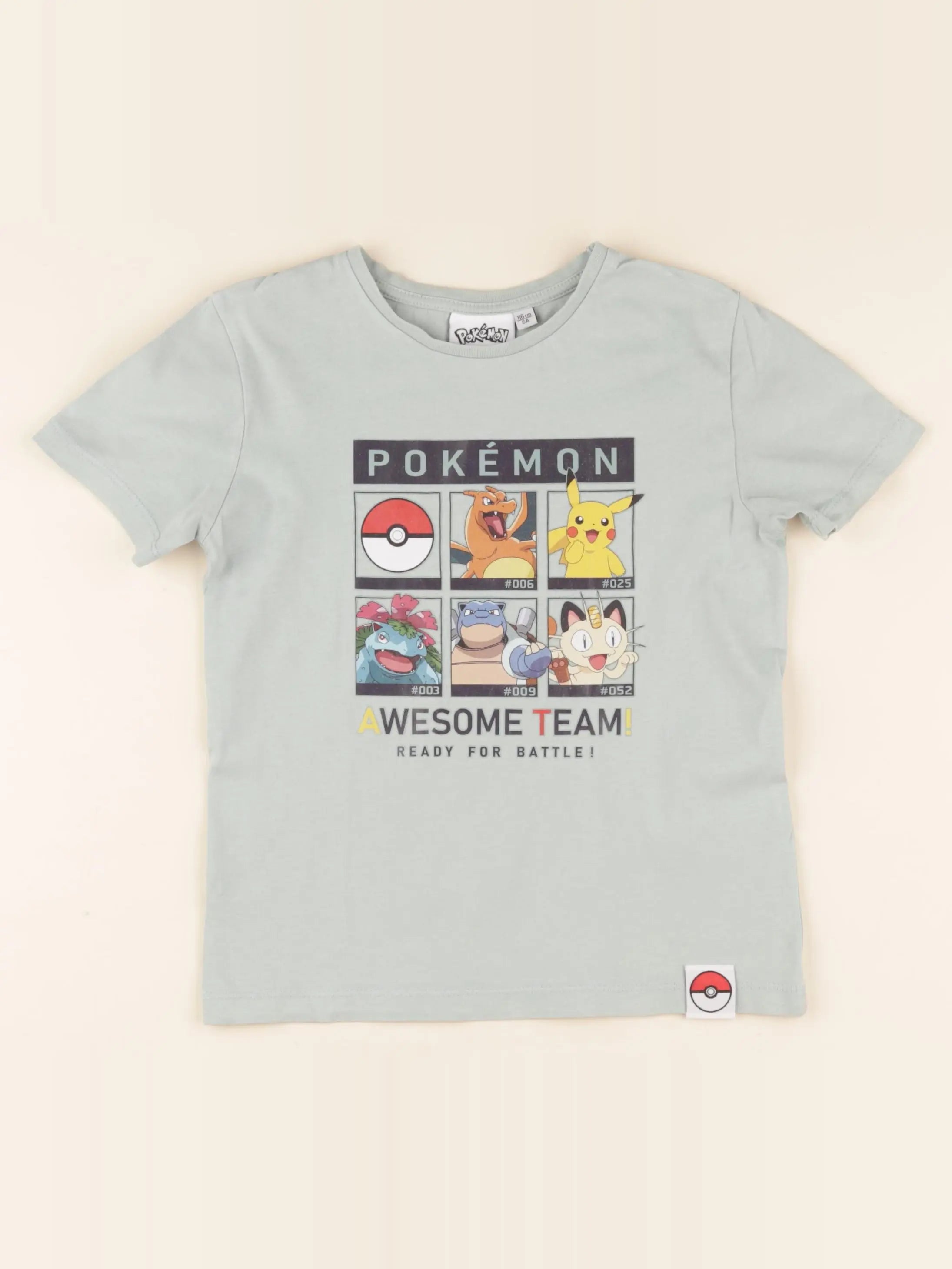 Vertbaudet - tee-shirt vert - 6 ans