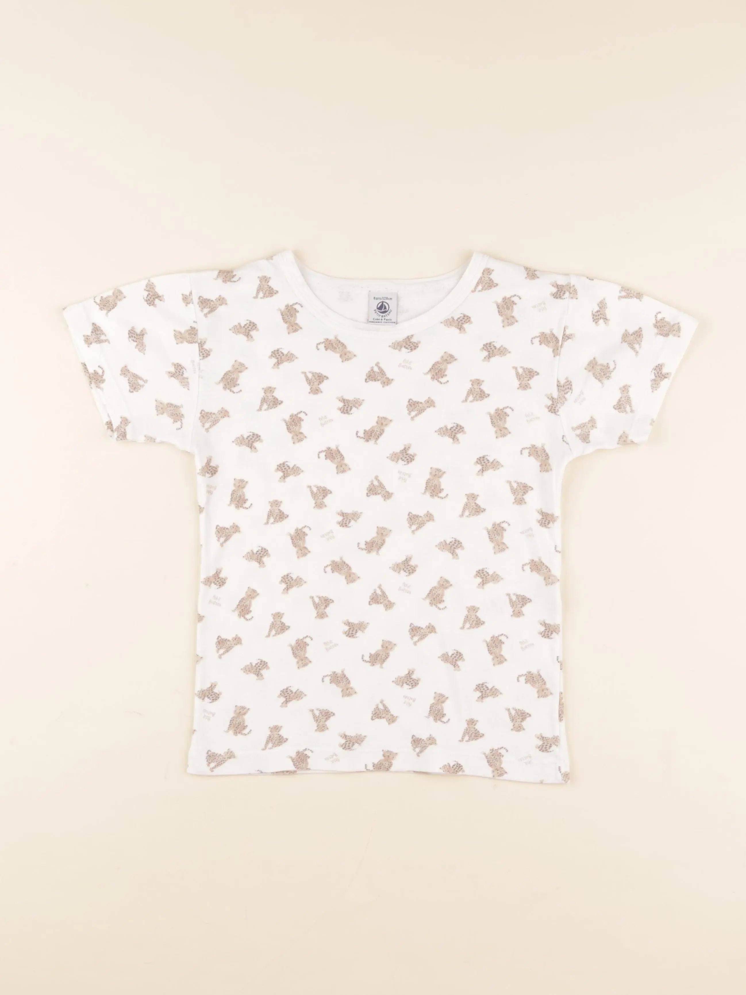 Petit Bateau - maillot de corps blanc - 8 ans