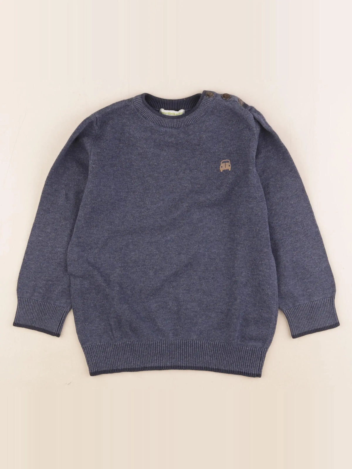 Vertbaudet - pull bleu - 4 ans