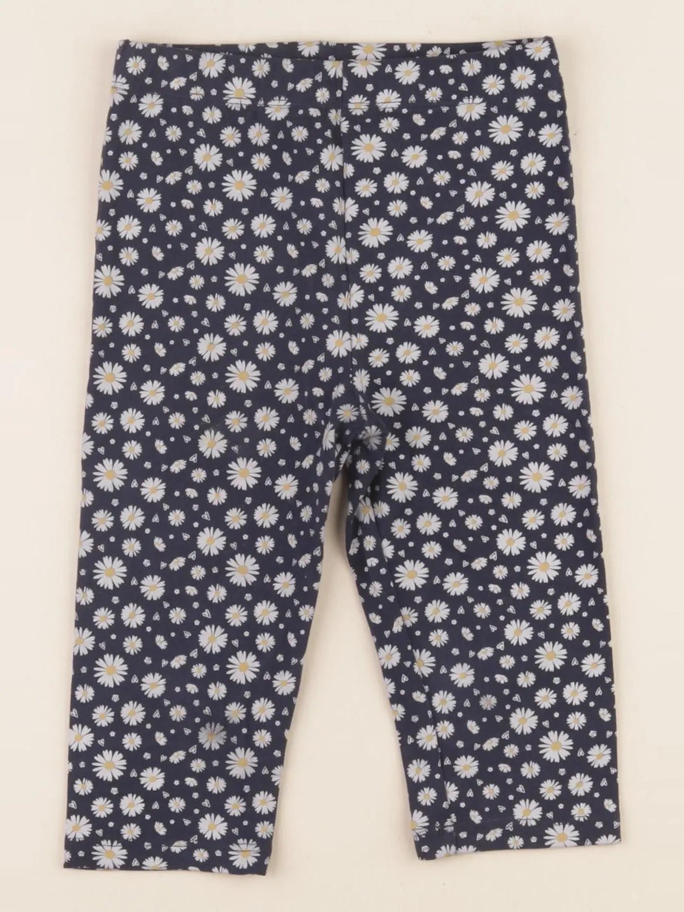 Vertbaudet - legging court bleu - 4 ans