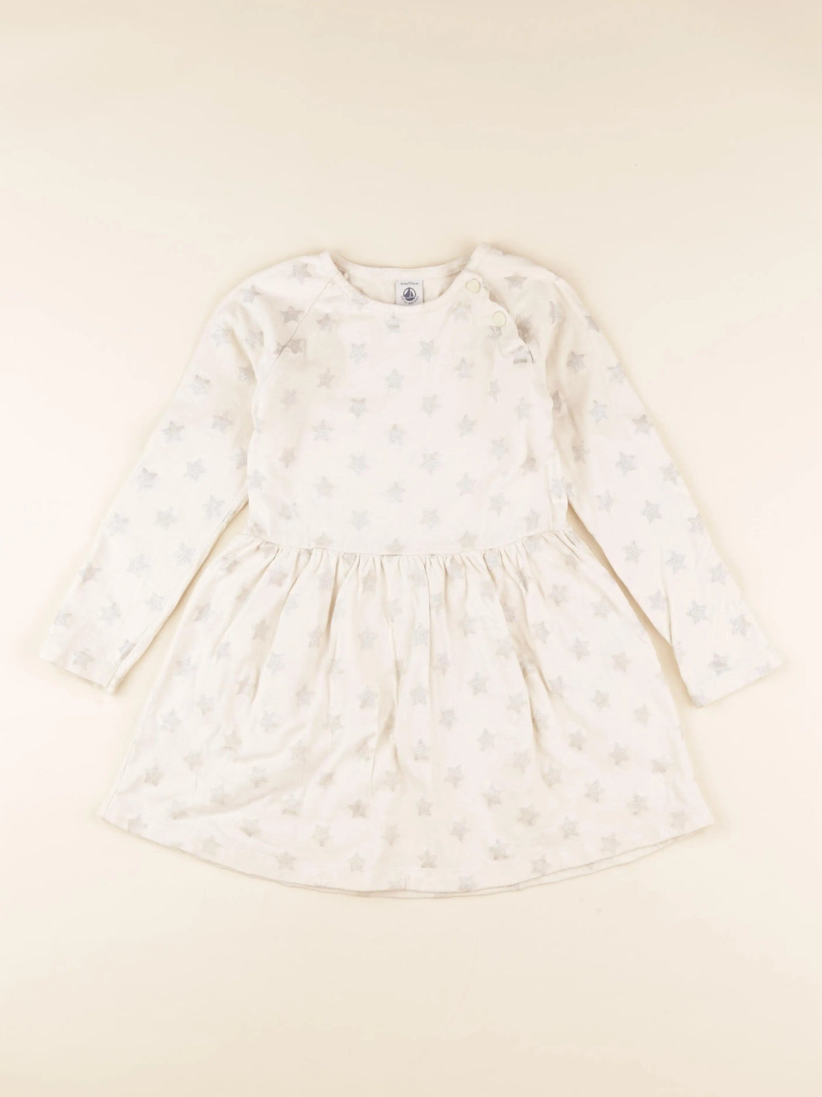 Petit Bateau - robe beige - 6 ans