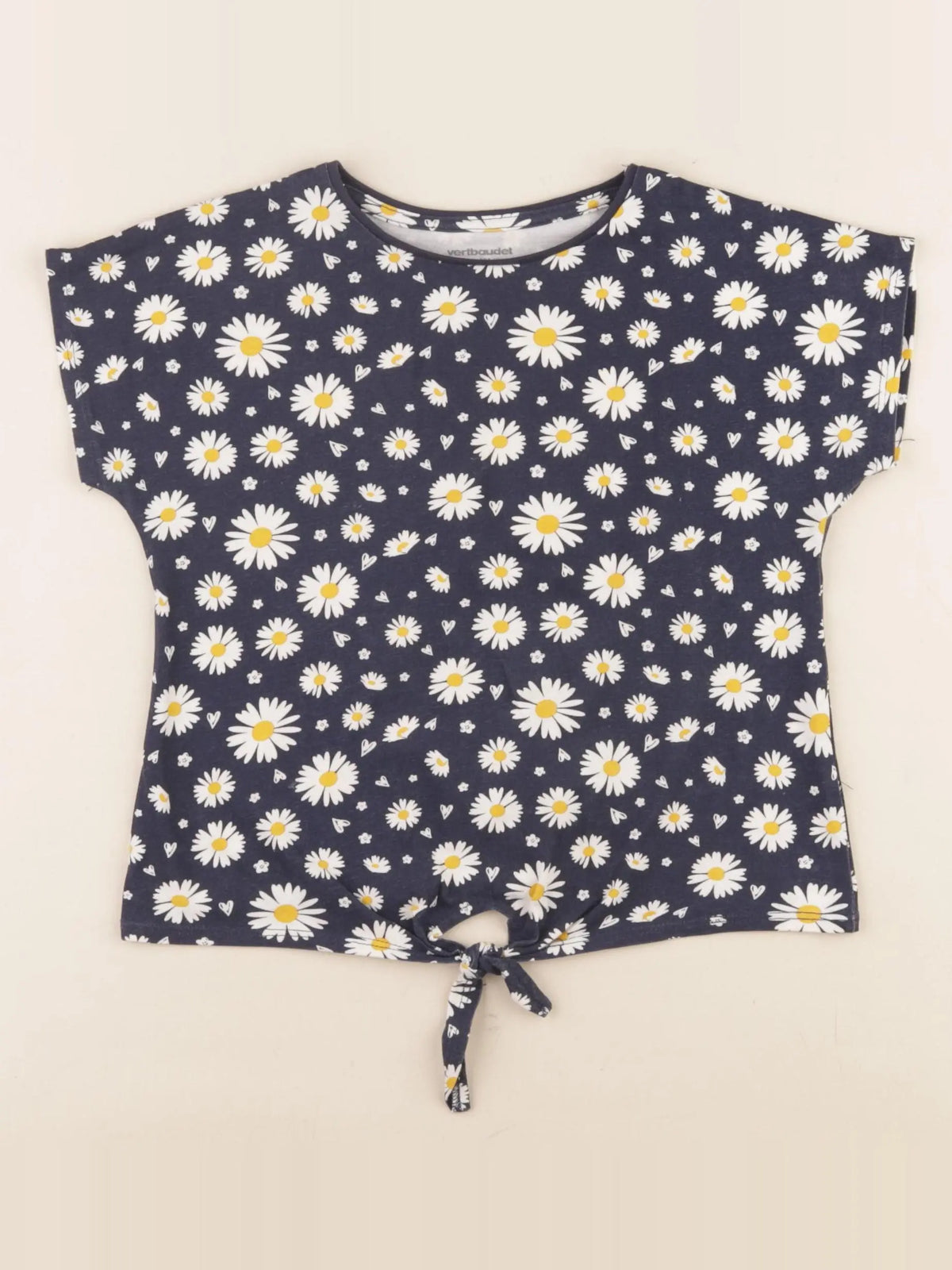 Vertbaudet - tee-shirt bleu - 4 ans