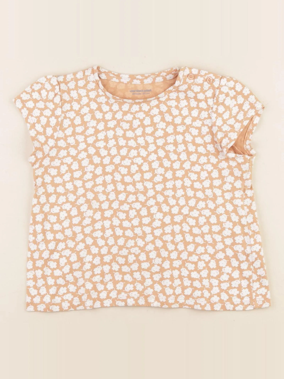 Vertbaudet - tee-shirt marron - 3 ans