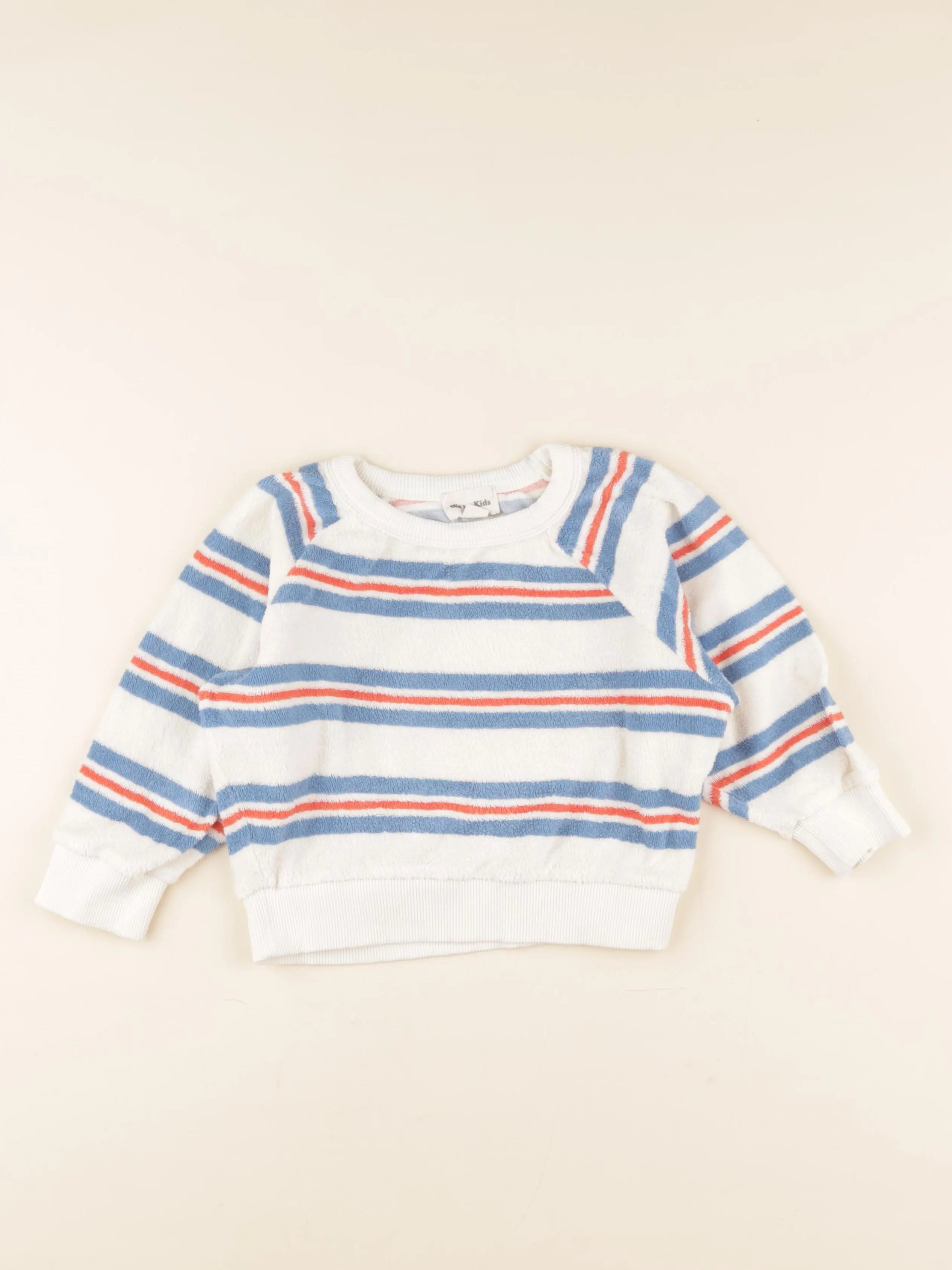We are kids - sweat bleu, blanc - 4/5 ans