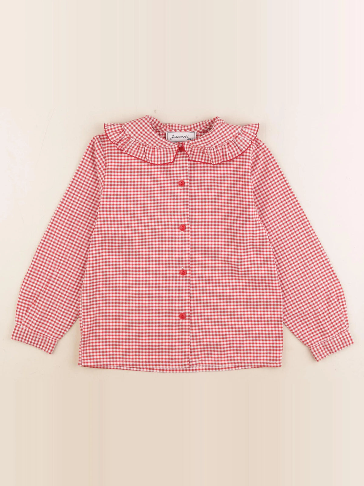 Jacadi - blouse rouge - 6 ans