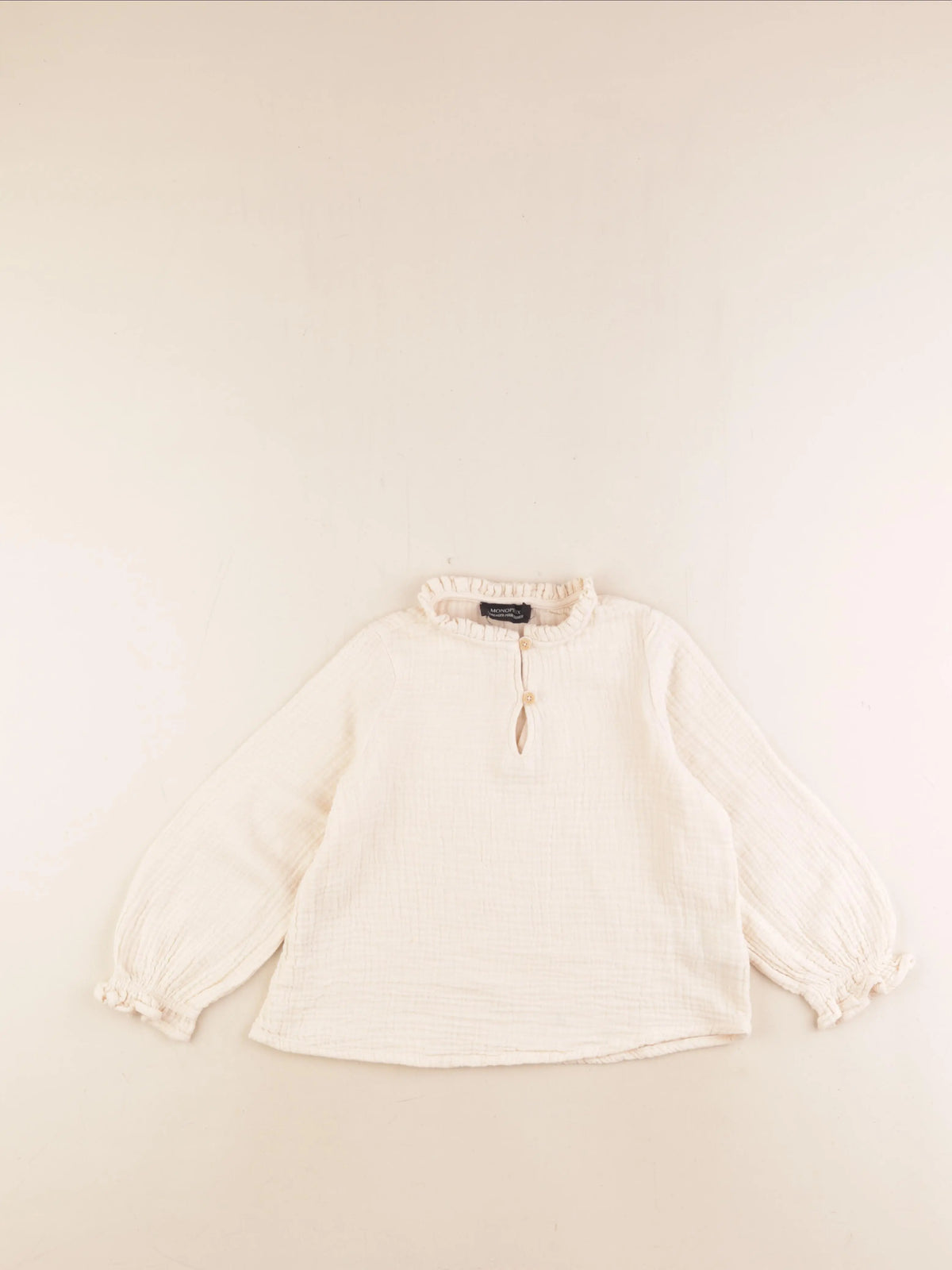 Monoprix - blouse orange - 5 ans