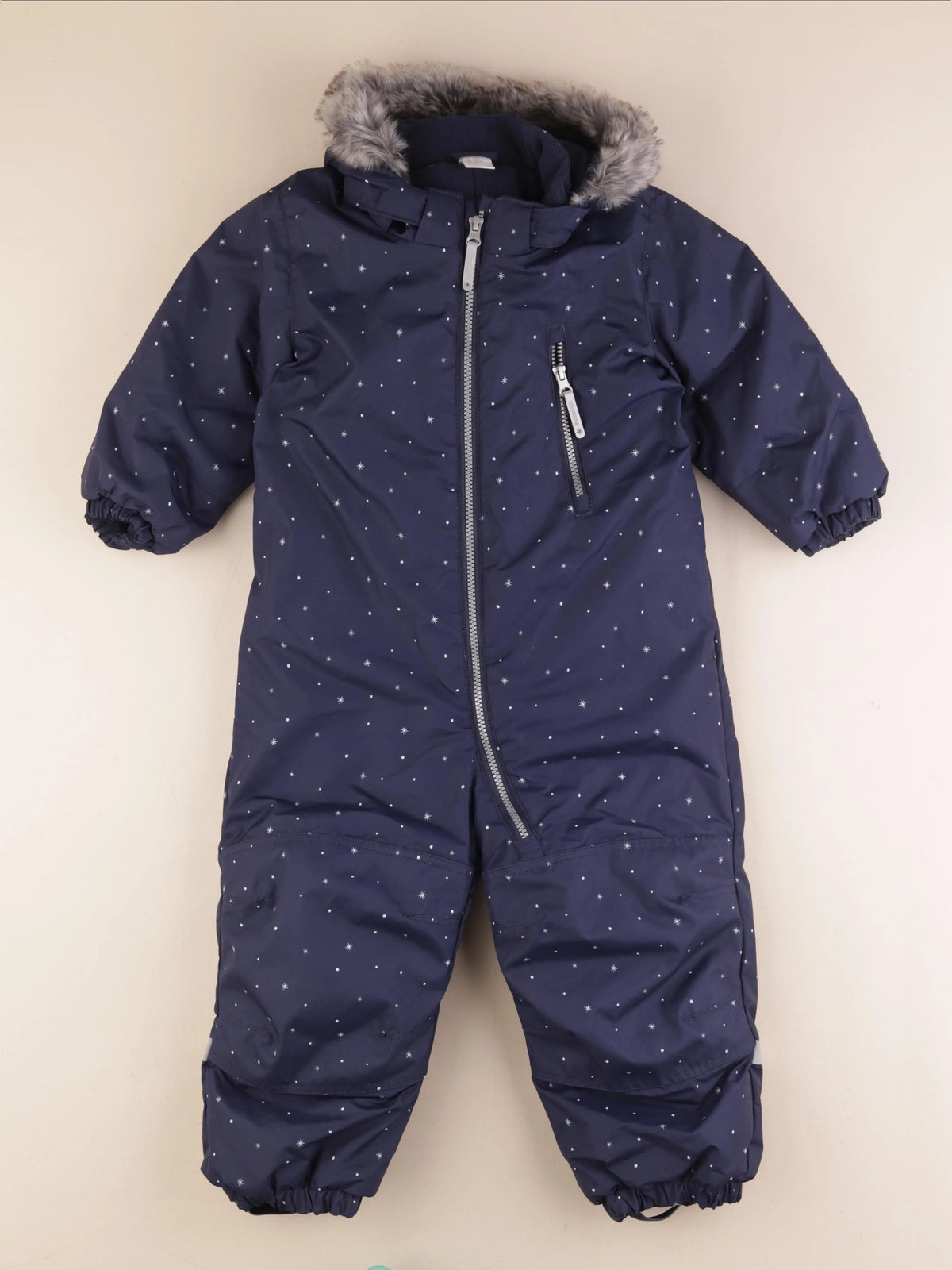 H&M - combinaison de ski bleu - 2/3 ans