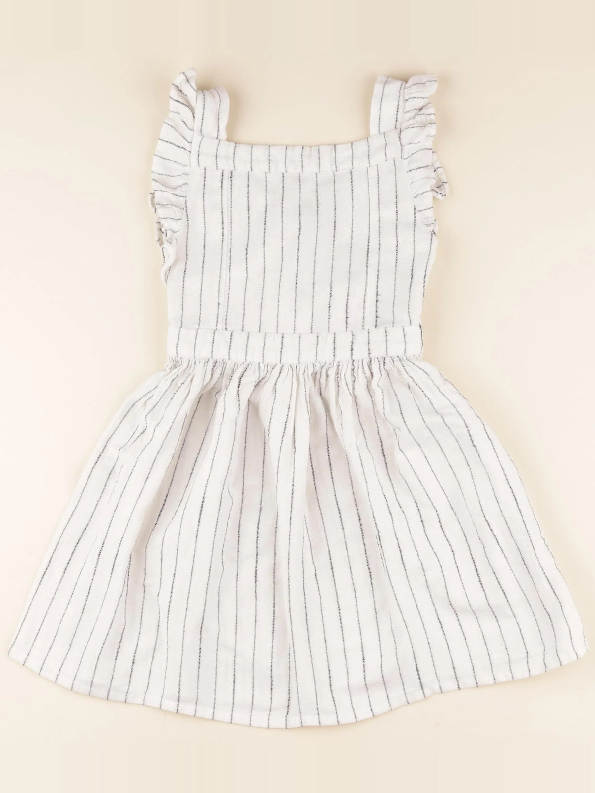 Cyrillus - robe beige, noir - 8 ans
