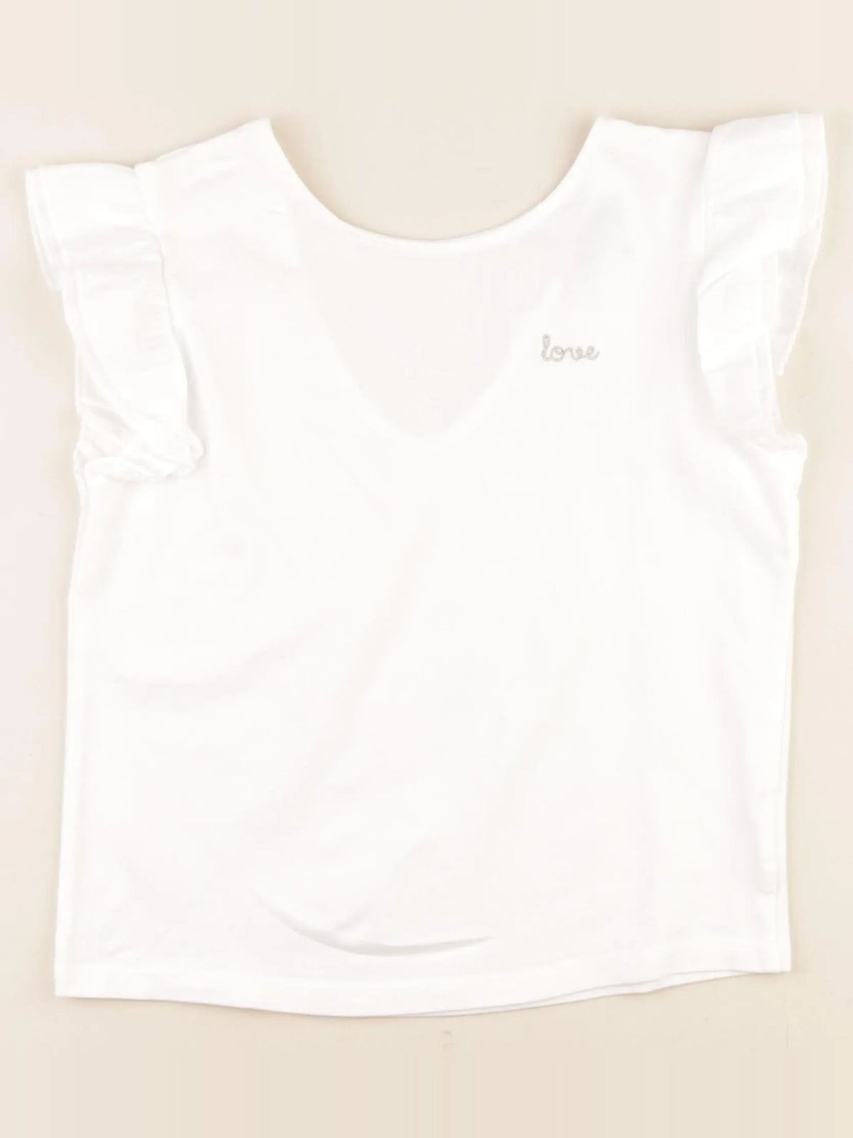 Okaidi - tee-shirt blanc - 8 ans