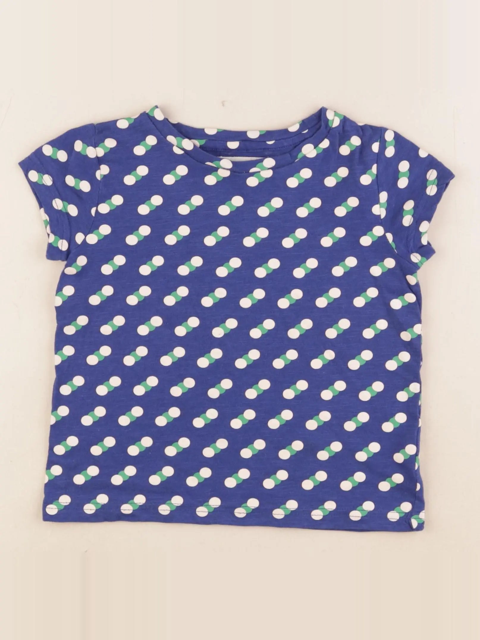 Monoprix - tee-shirt bleu - 3/4 ans