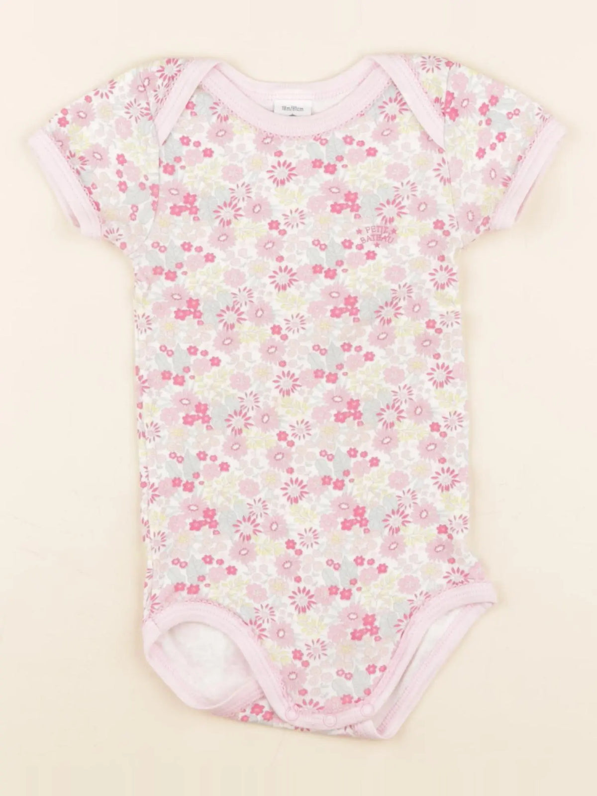 Petit Bateau - body multicolore - 18 mois