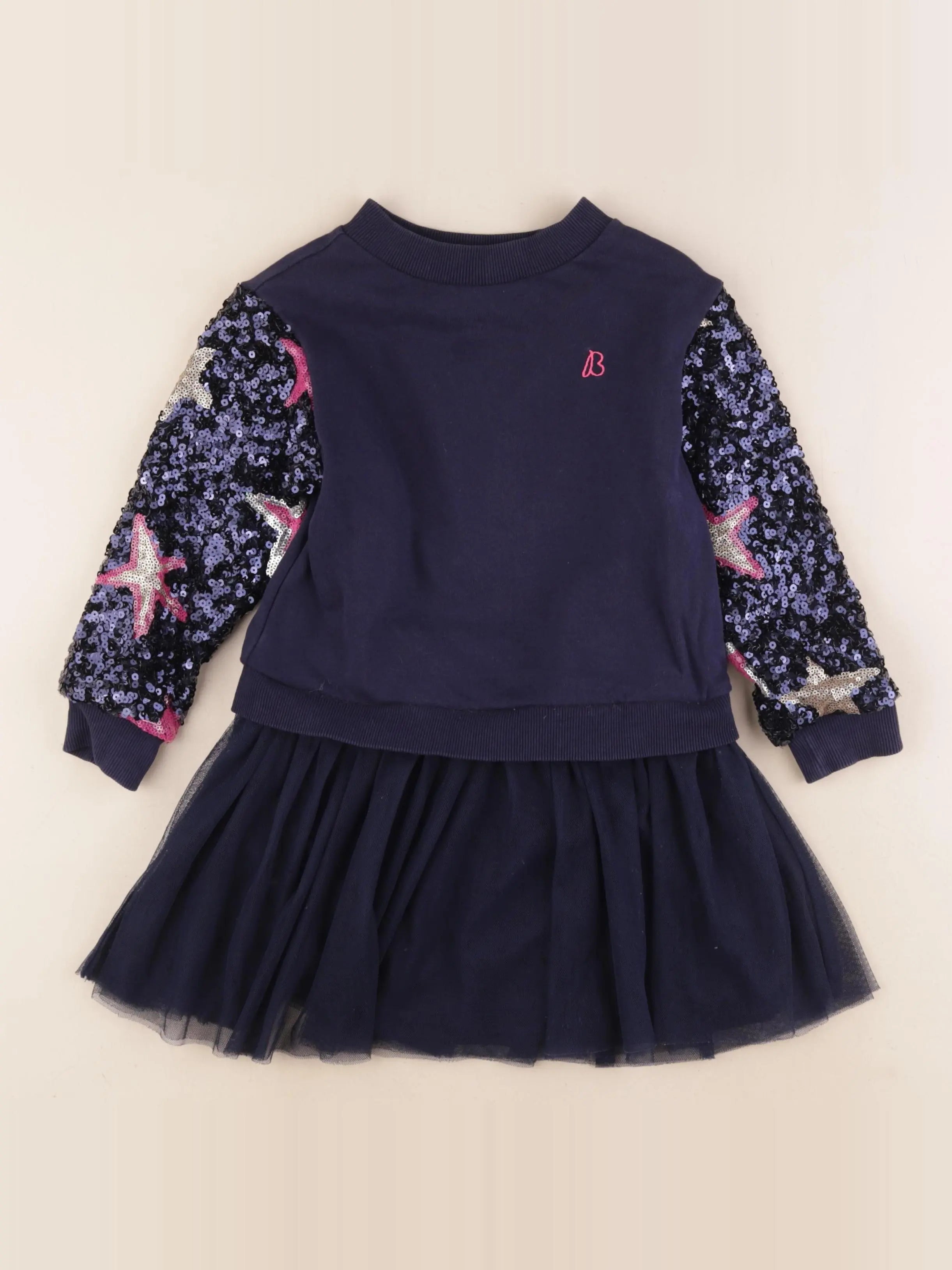Billie Blush - robe bleu - 4 ans