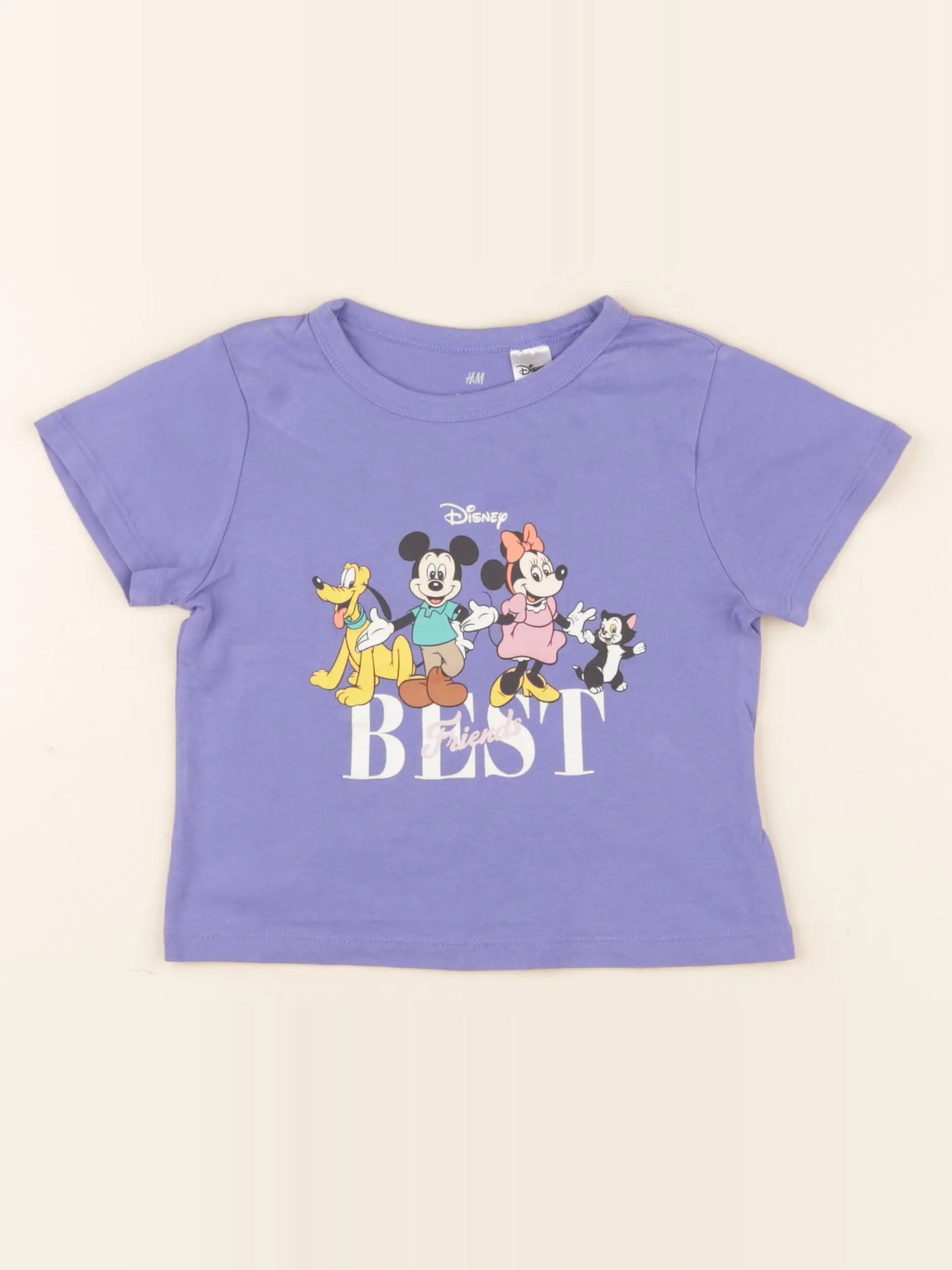 H&M - tee-shirt violet - 18/24 mois