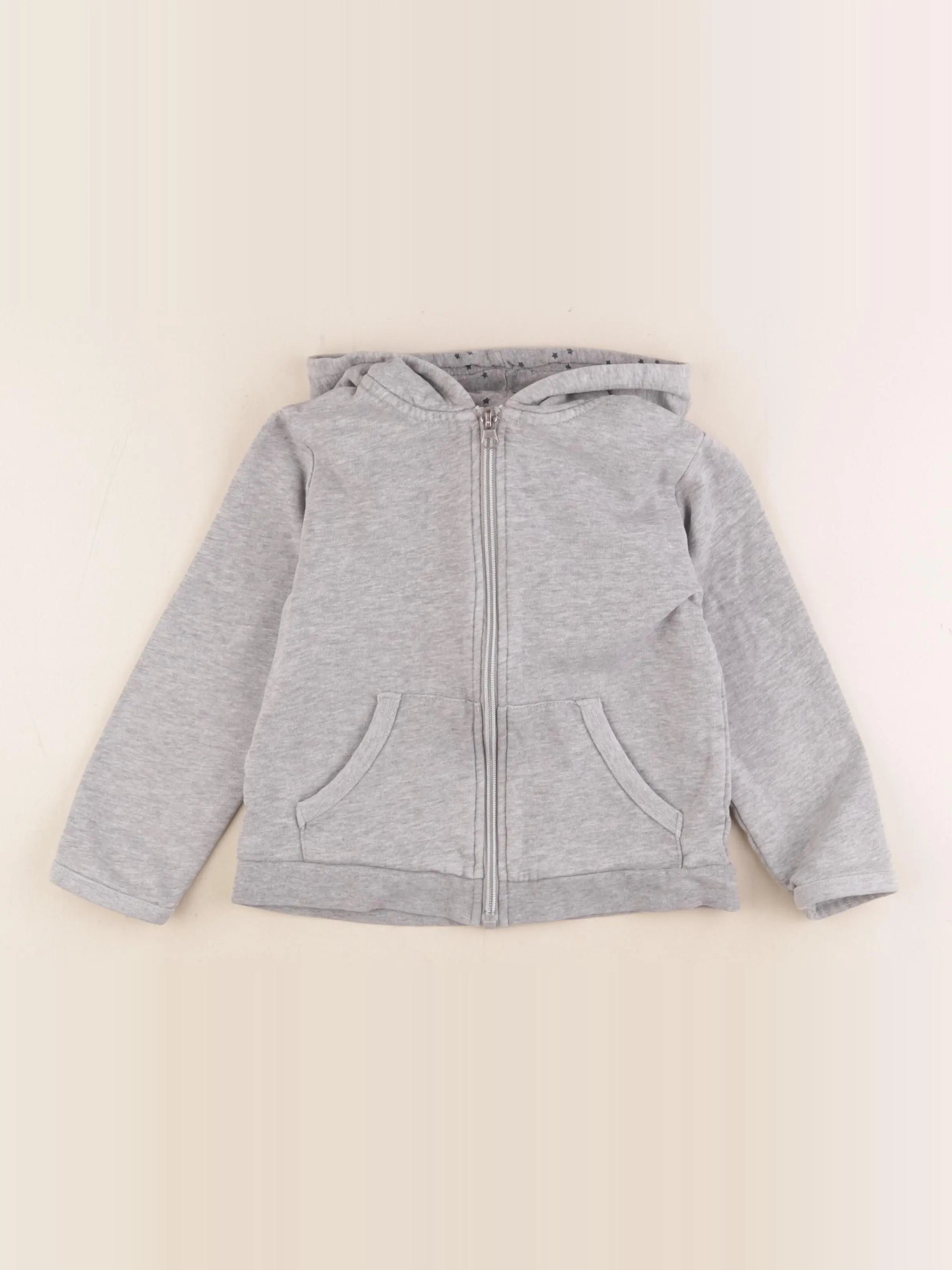 Monoprix - sweat gris - 5 ans
