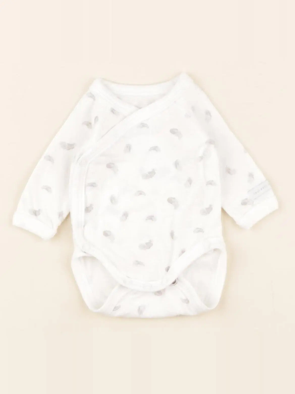Petit Bateau - body blanc - 0 mois