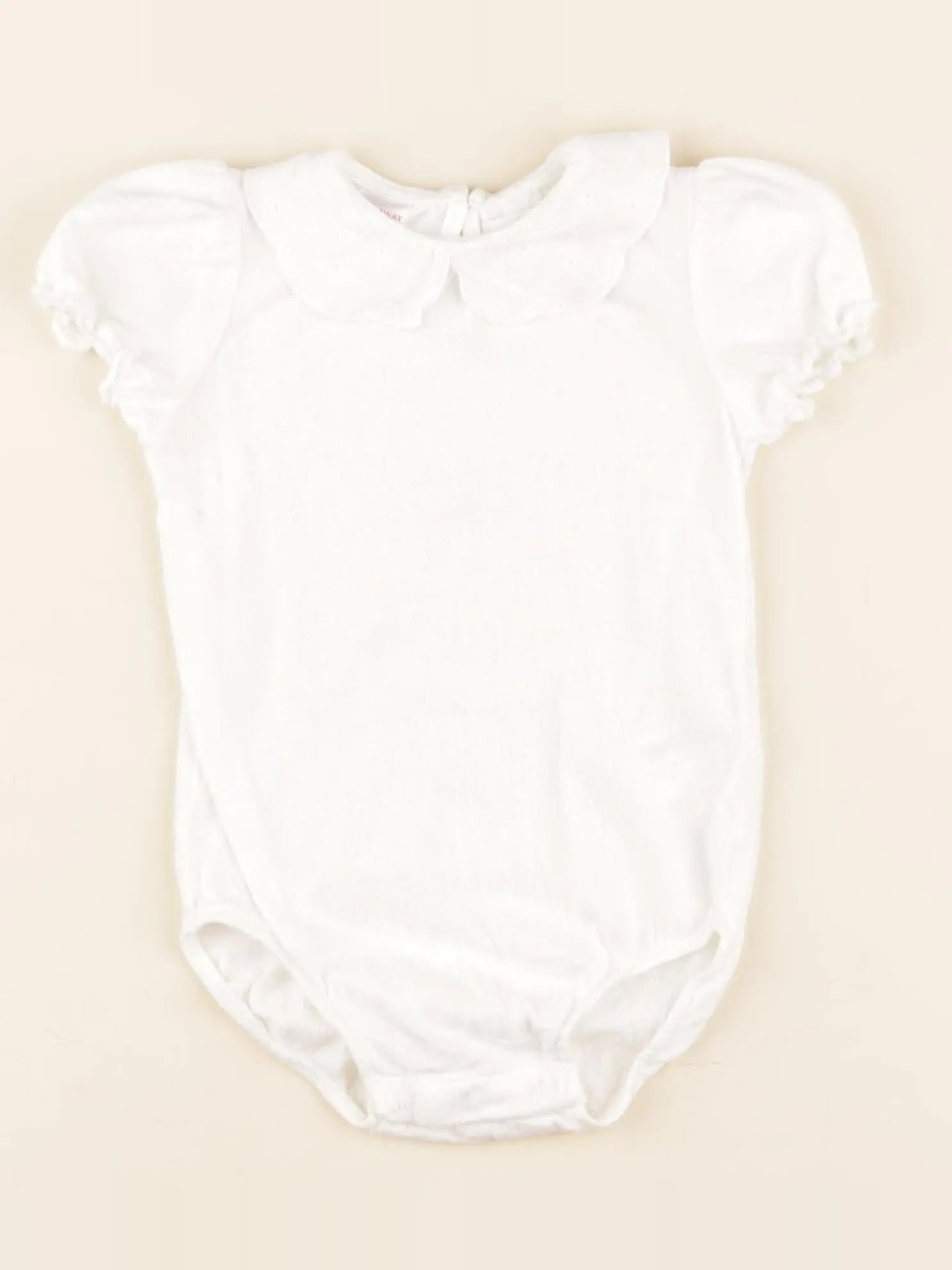 Zara - body à col blanc - 9/12 mois