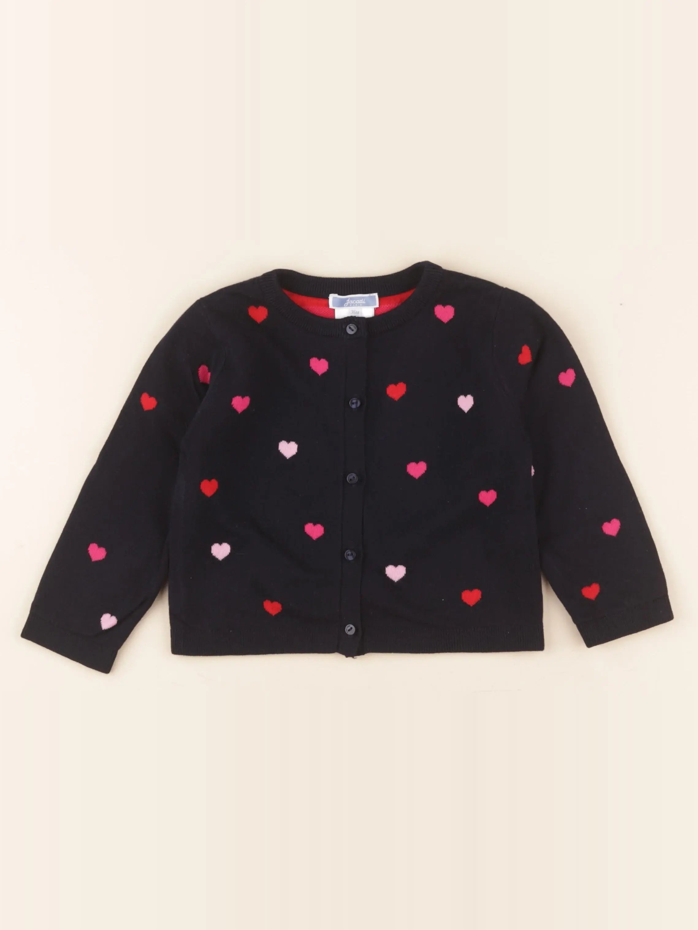 Jacadi - gilet bleu - 36 mois