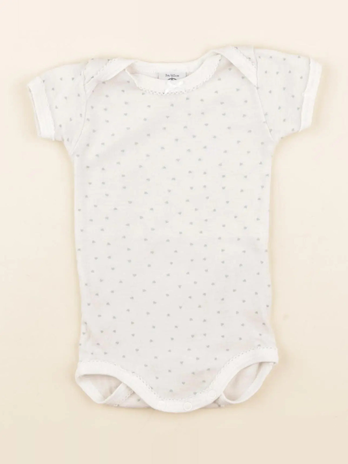Petit Bateau - body vert - 3 mois