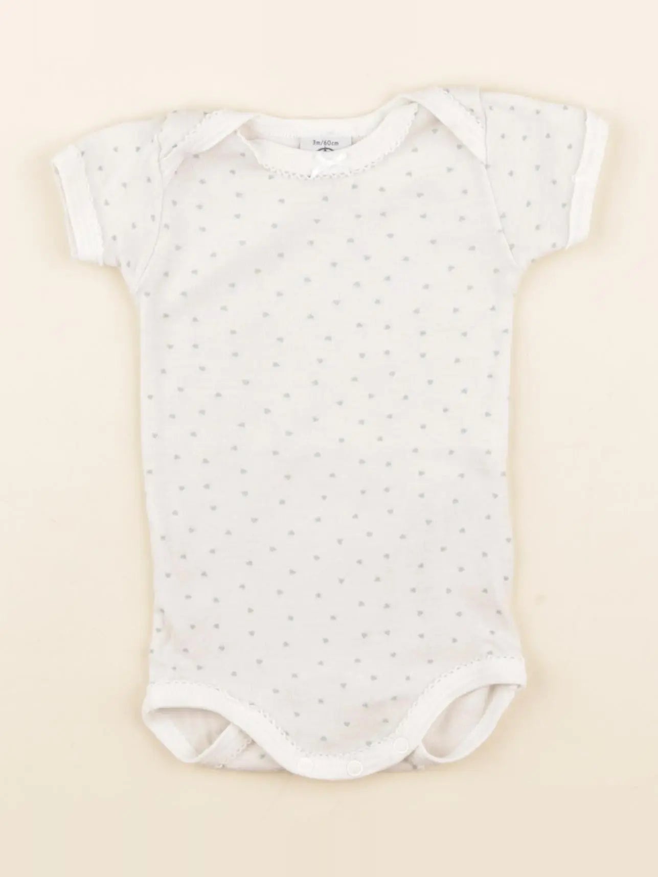 Petit Bateau - body vert - 3 mois