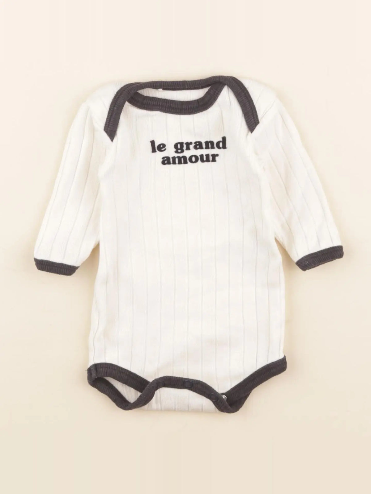 Emoi emoi - body beige, bleu - 3 mois