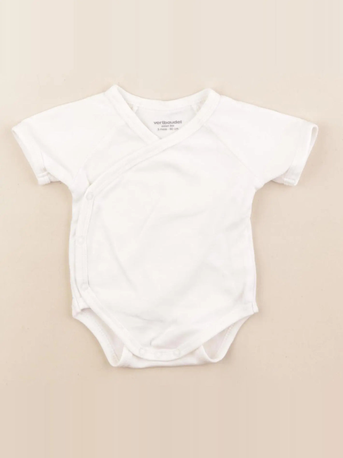 Vertbaudet - body blanc - 3 mois