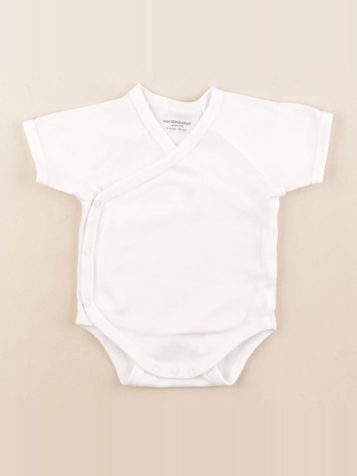 Vertbaudet - body blanc - 3 mois
