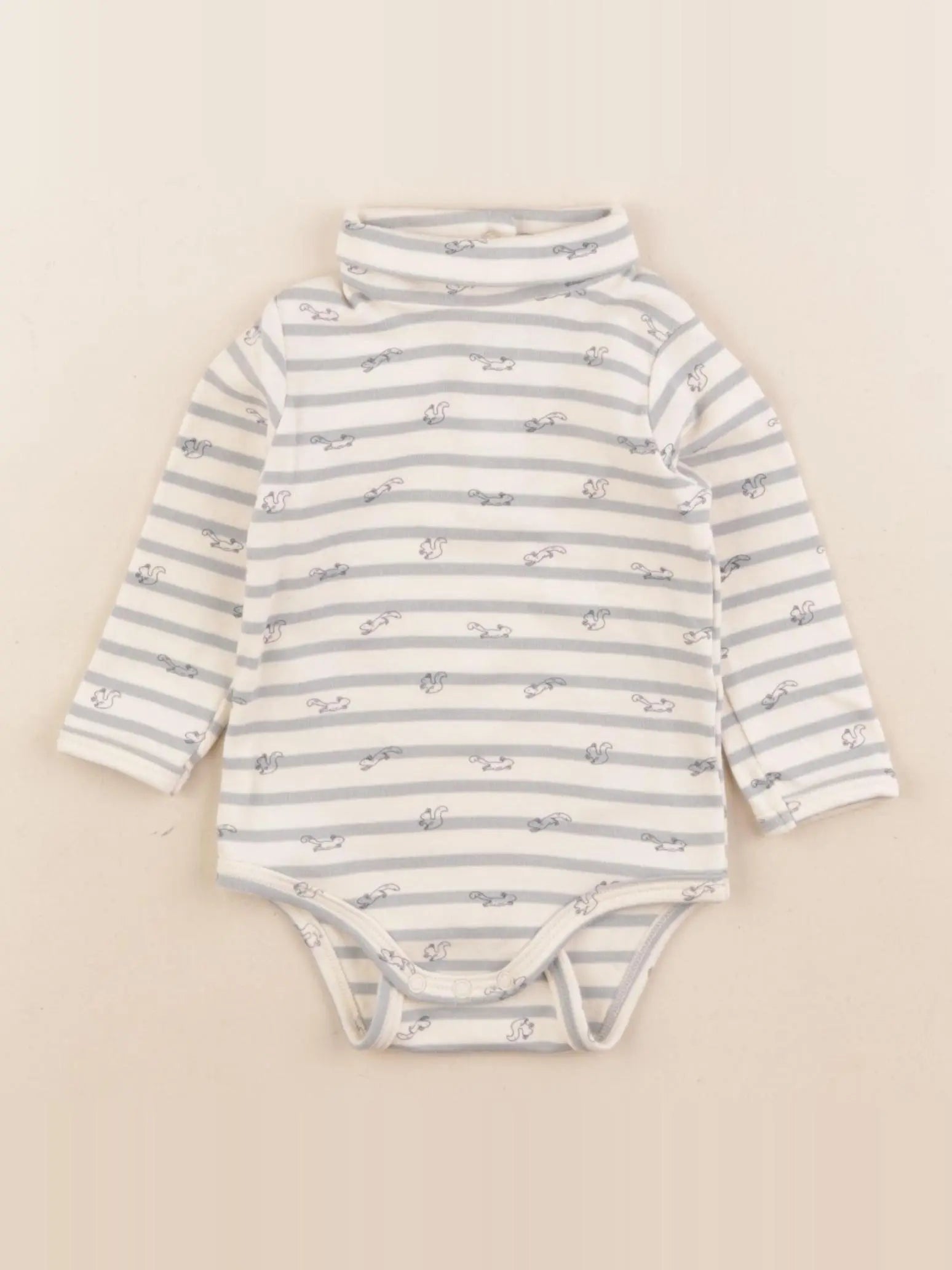 Vertbaudet - body bleu - 6 mois