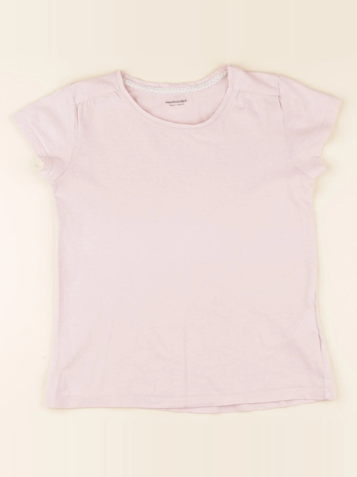 Vertbaudet - tee-shirt rose - 10 ans