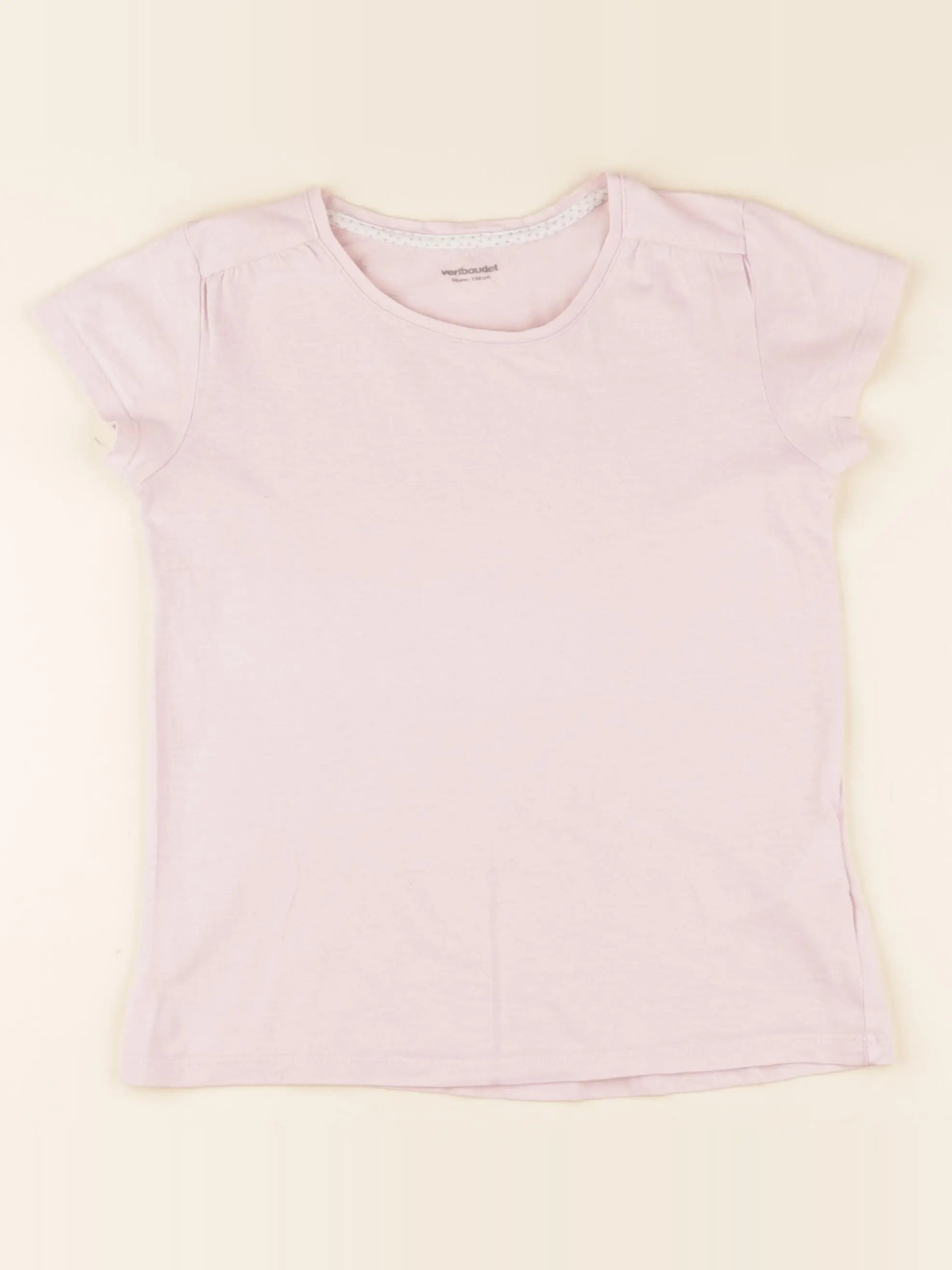 Vertbaudet - tee-shirt rose - 10 ans