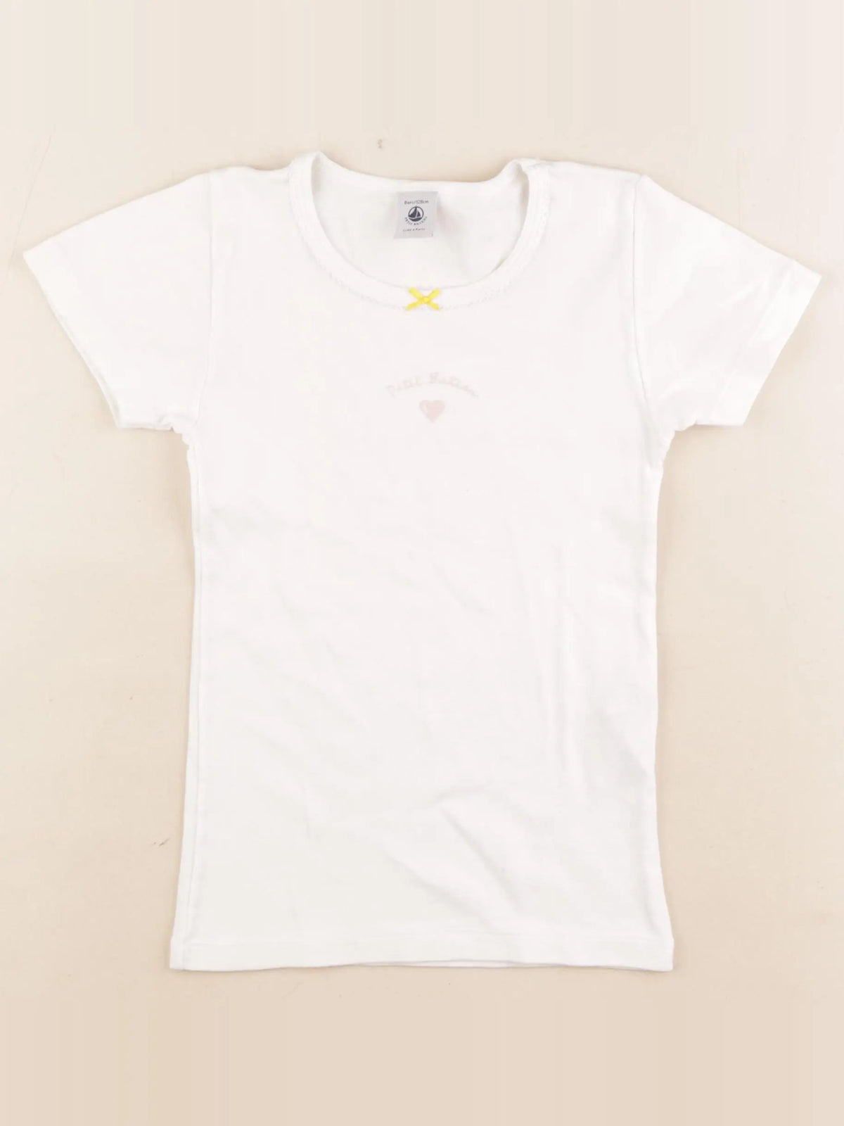 Petit Bateau - maillot de corps blanc - 8 ans